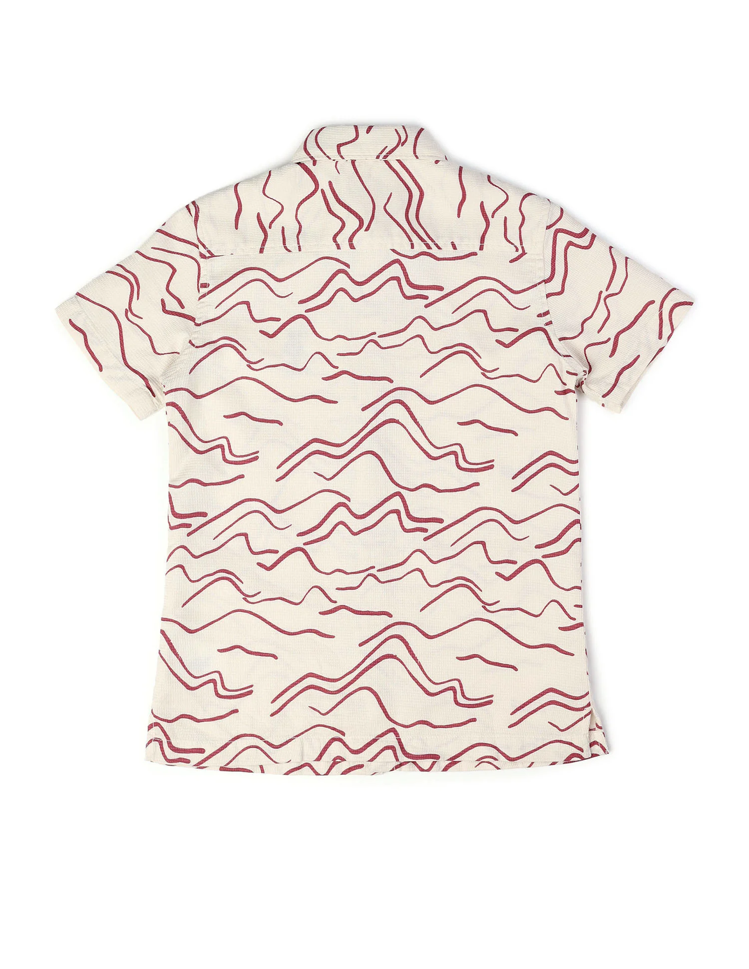 Boys Abstract Printed Pure Cotton Shirt - Image 8