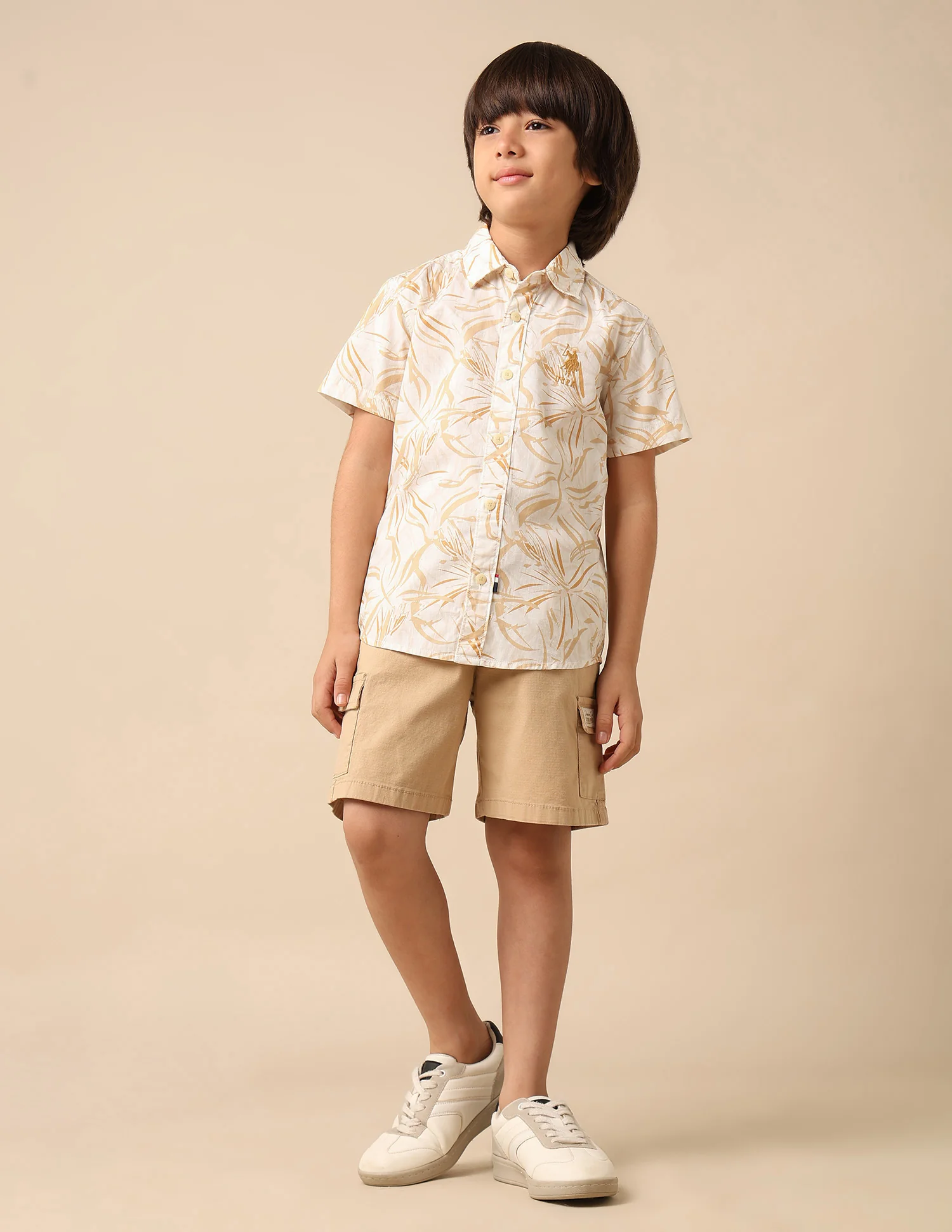 Boys Abstract Printed Pure Cotton Shirt - Image 3