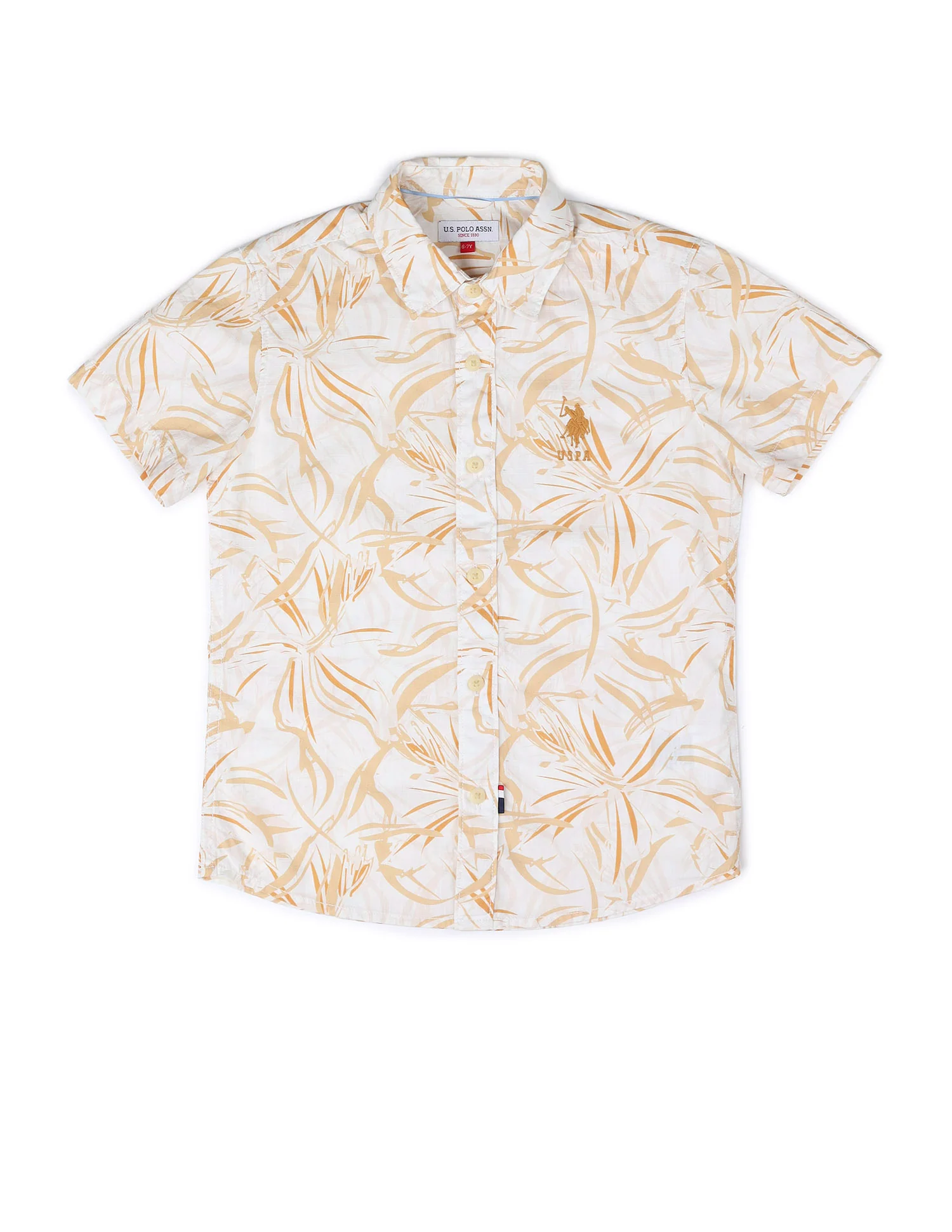 Boys Abstract Printed Pure Cotton Shirt - Image 7
