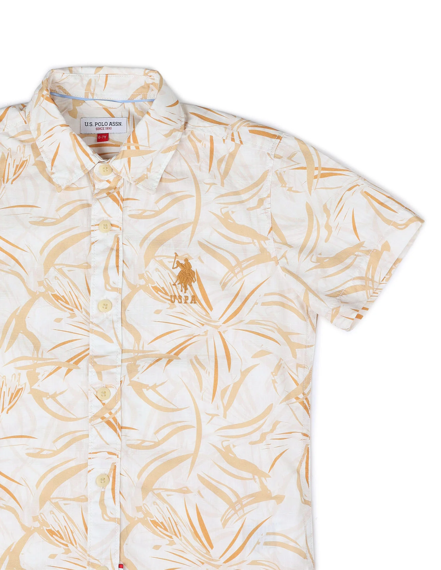 Boys Abstract Printed Pure Cotton Shirt - Image 9
