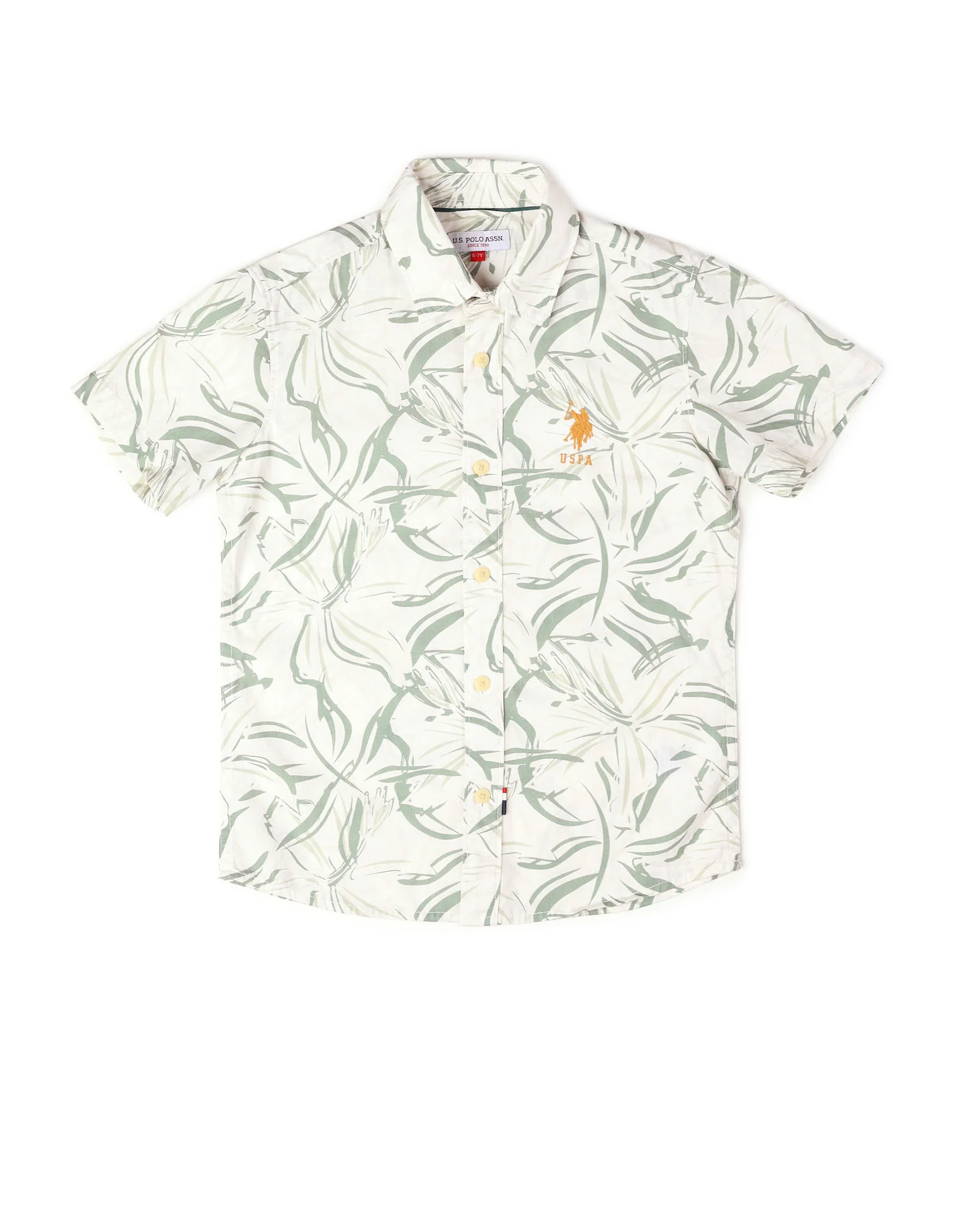 Boys Abstract Printed Pure Cotton Shirt - Image 7