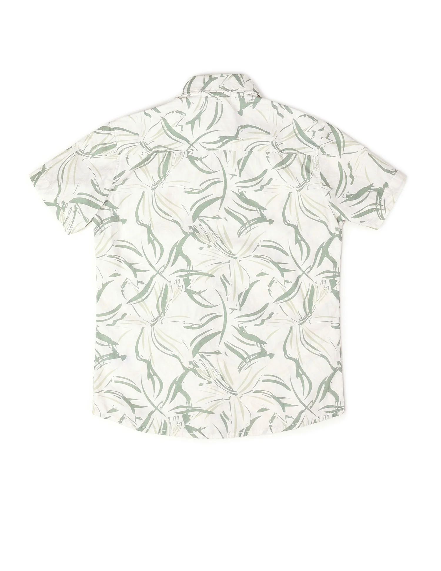 Boys Abstract Printed Pure Cotton Shirt - Image 8