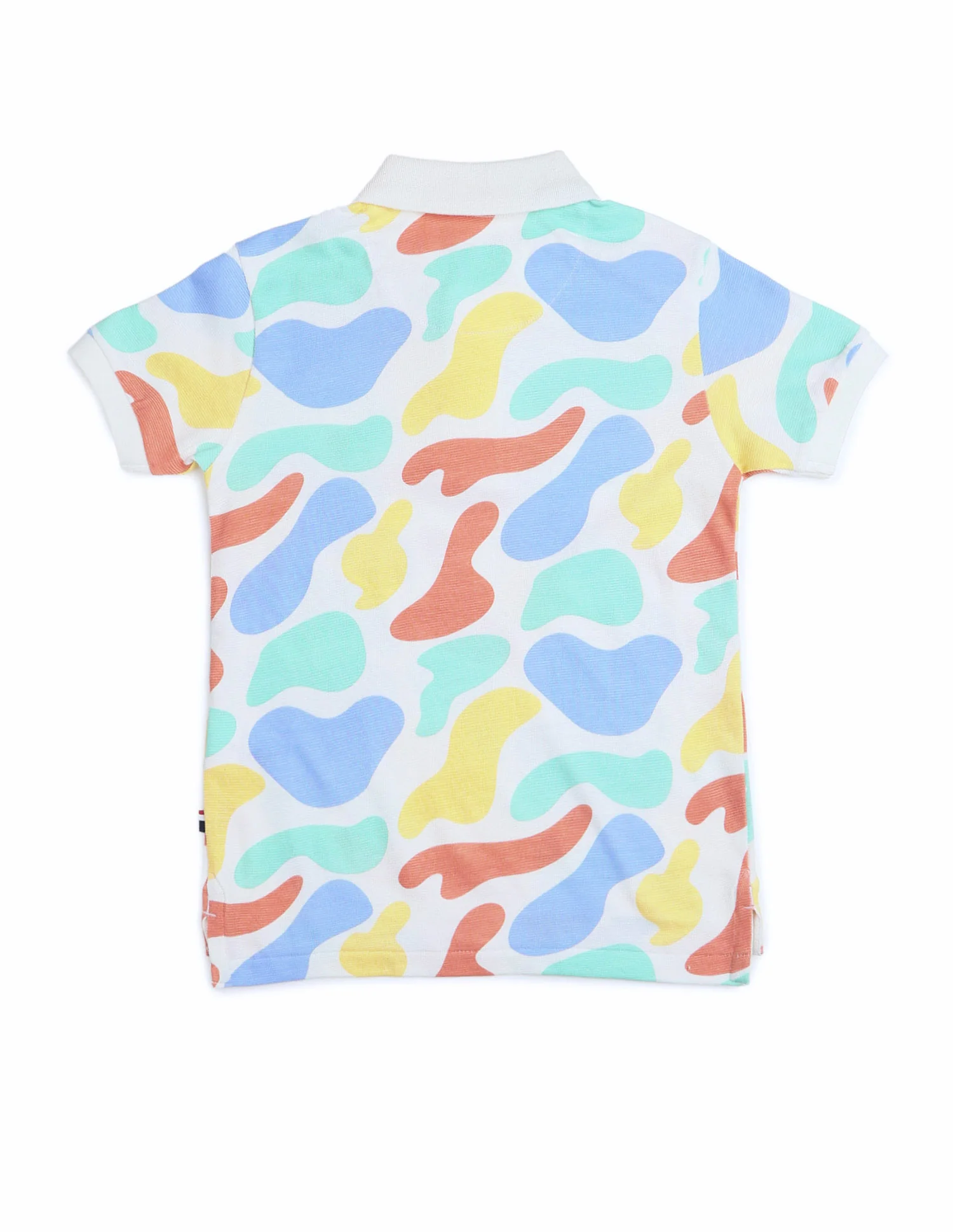 Boys Abstract Printed Regular Fit Polo Shirt - Image 8