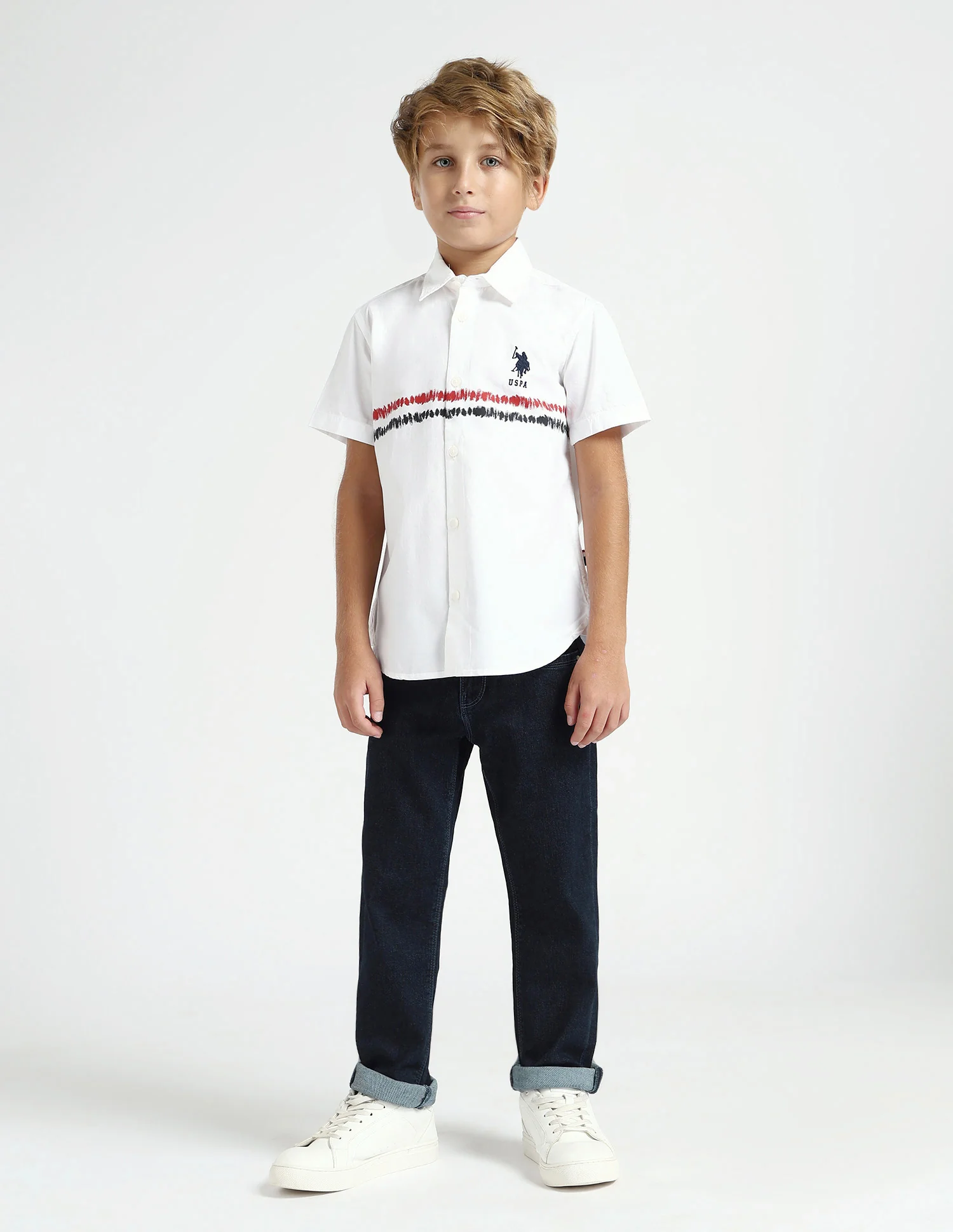 Boys Abstract Printed Regular Fit Shirt - Image 3