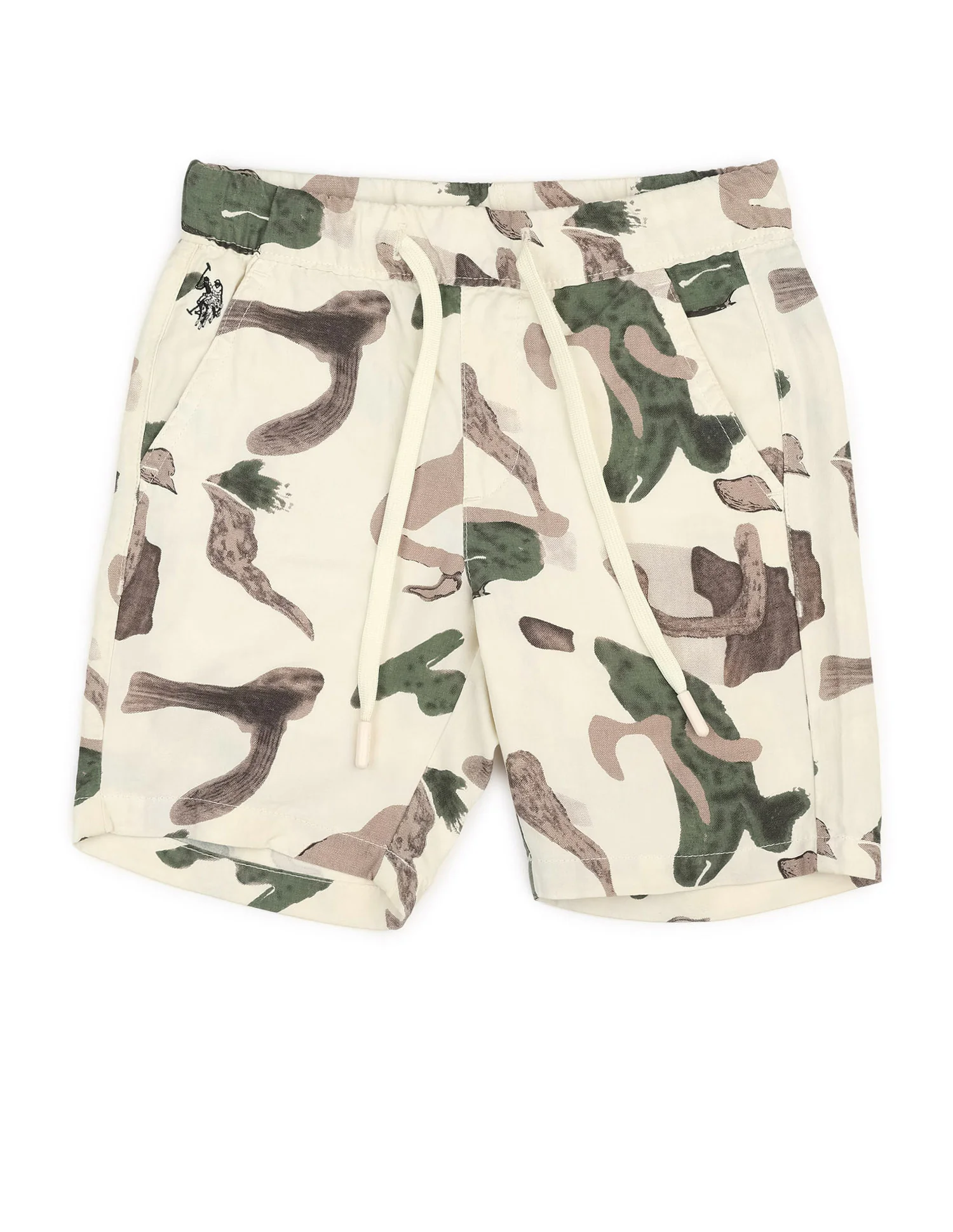 Boys Abstract Printed Regular Fit Shorts - Image 7