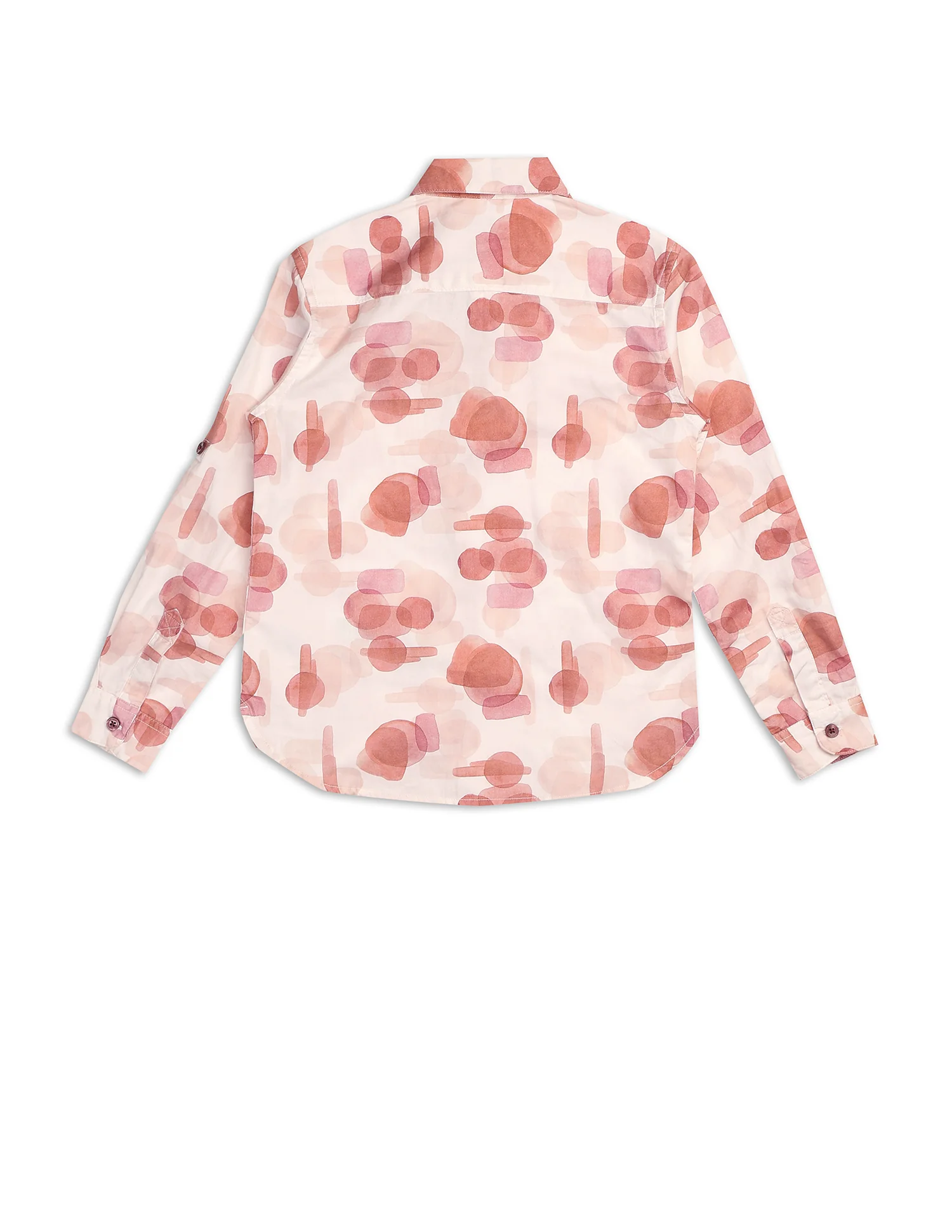 Boys Abstract Printed Satin Shirt - Image 8