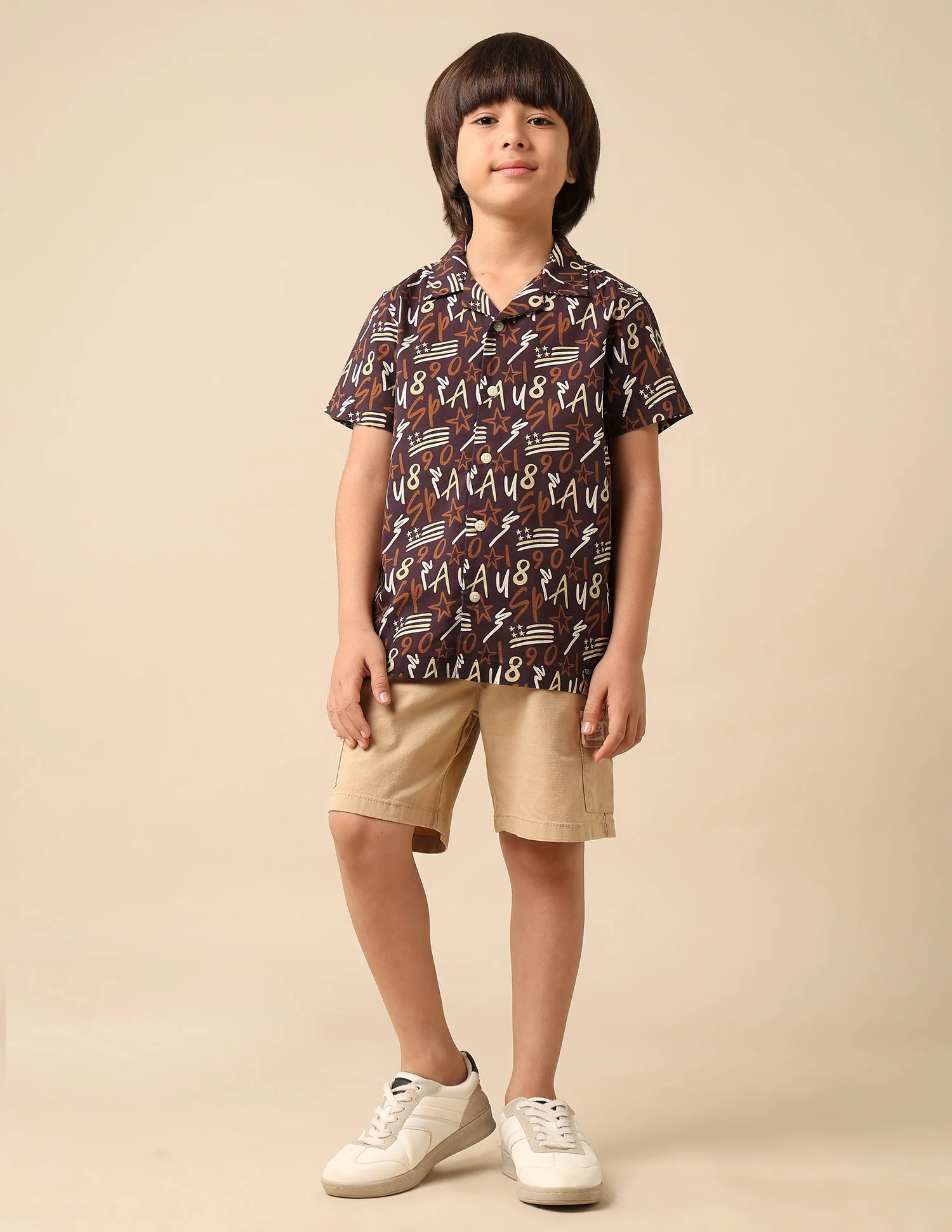 Boys All Over Printed Cuban Shirt - Image 3