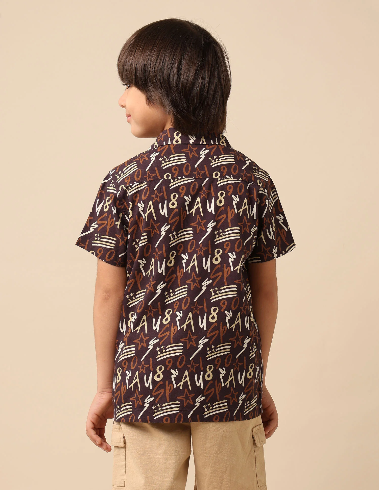 Boys All Over Printed Cuban Shirt - Image 5