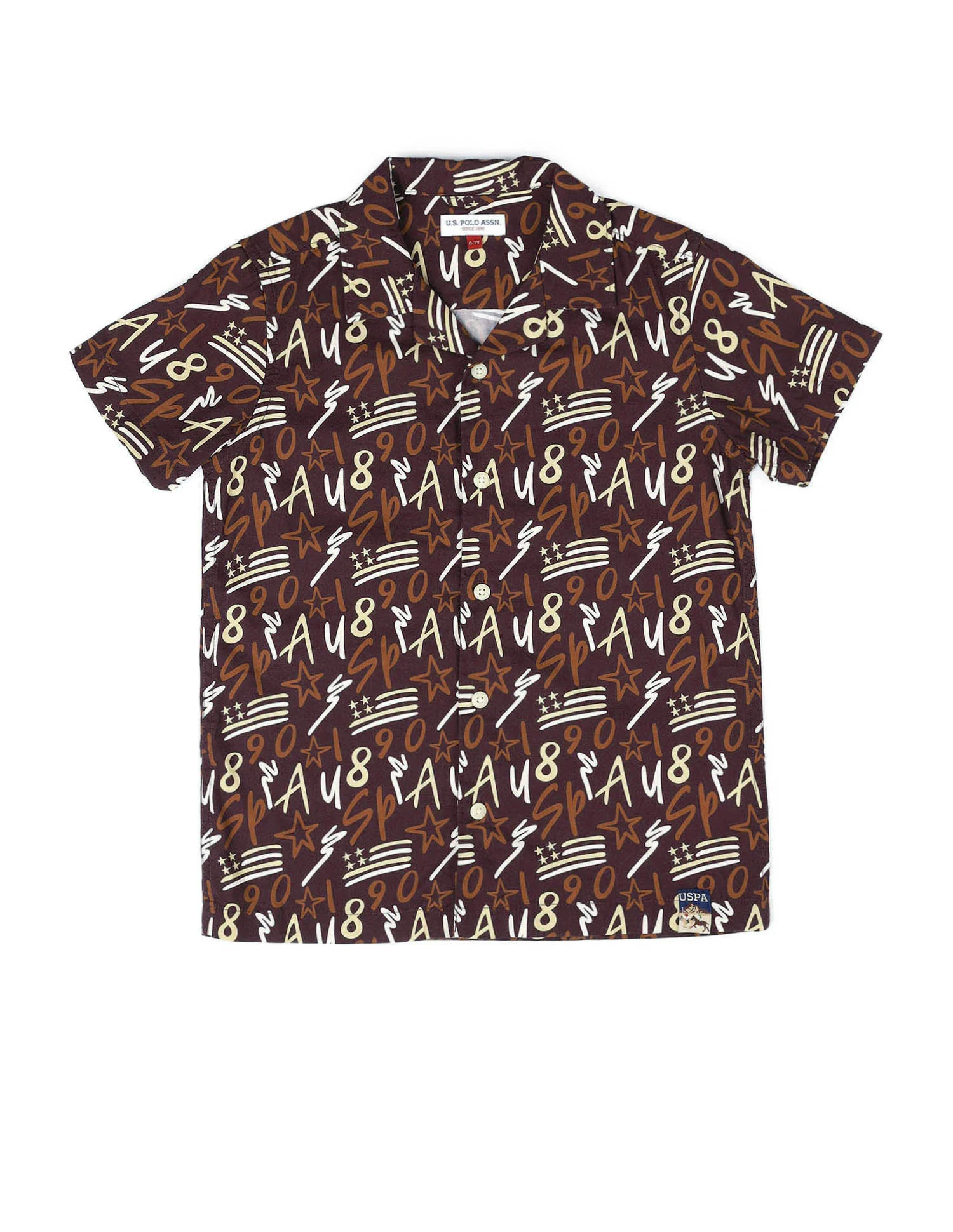 Boys All Over Printed Cuban Shirt - Image 7