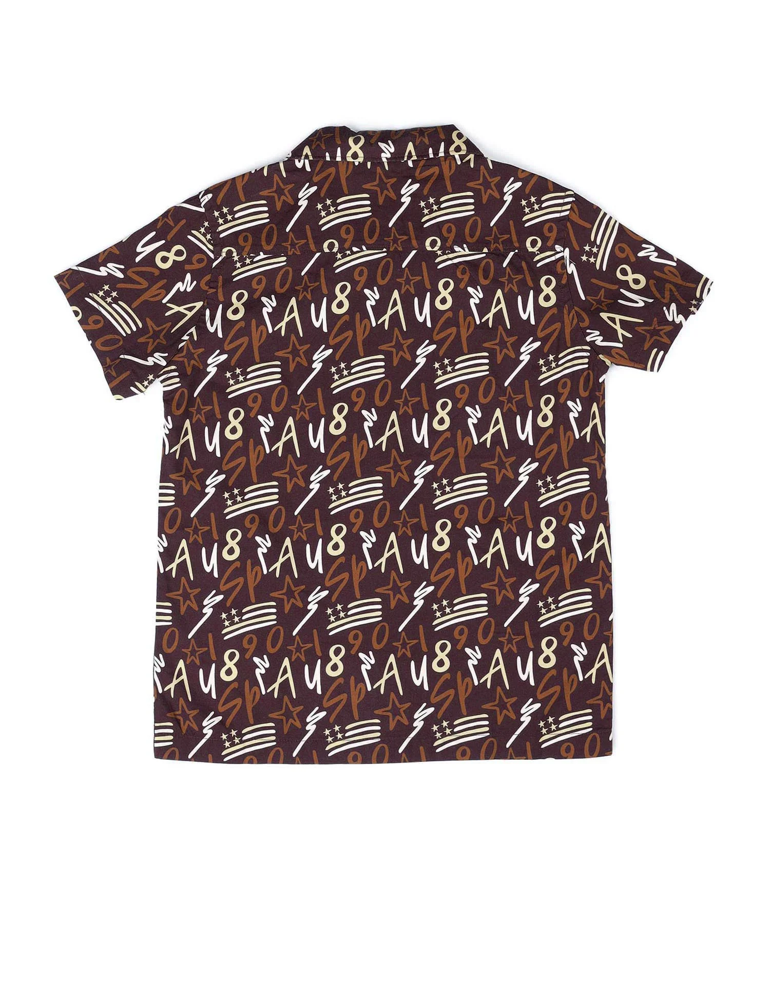 Boys All Over Printed Cuban Shirt - Image 8