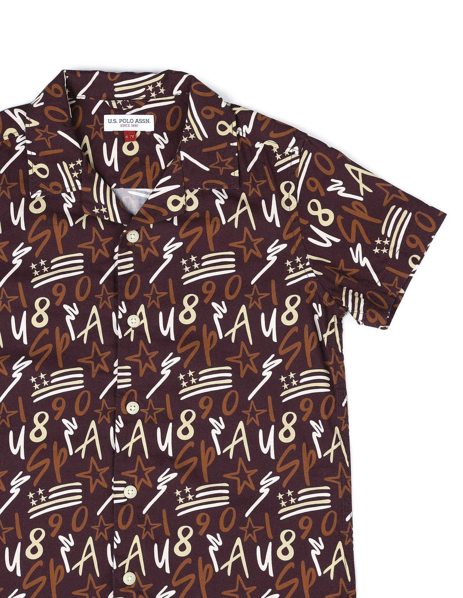 Boys All Over Printed Cuban Shirt - Image 9