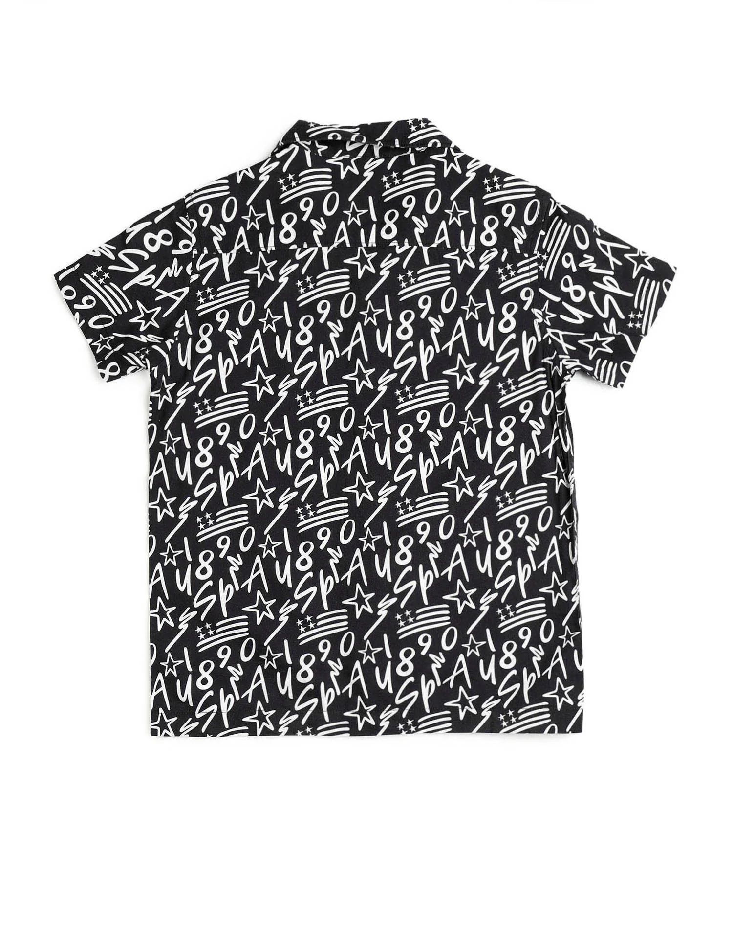 Boys All Over Printed Cuban Shirt - Image 8