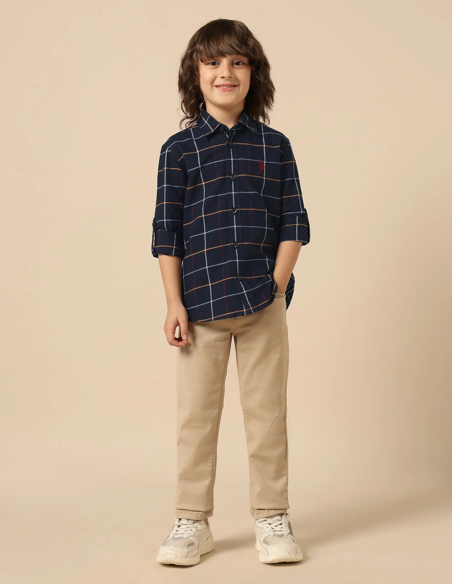 Boys All Over Printed Oxford Shirt - Image 3
