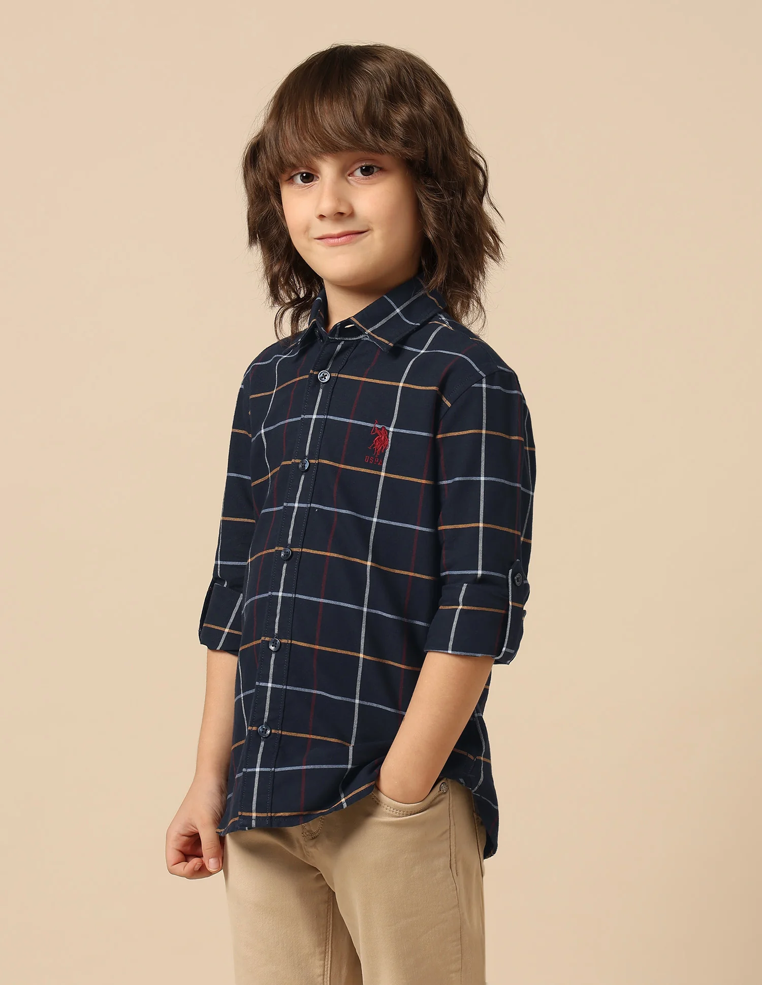 Boys All Over Printed Oxford Shirt - Image 4