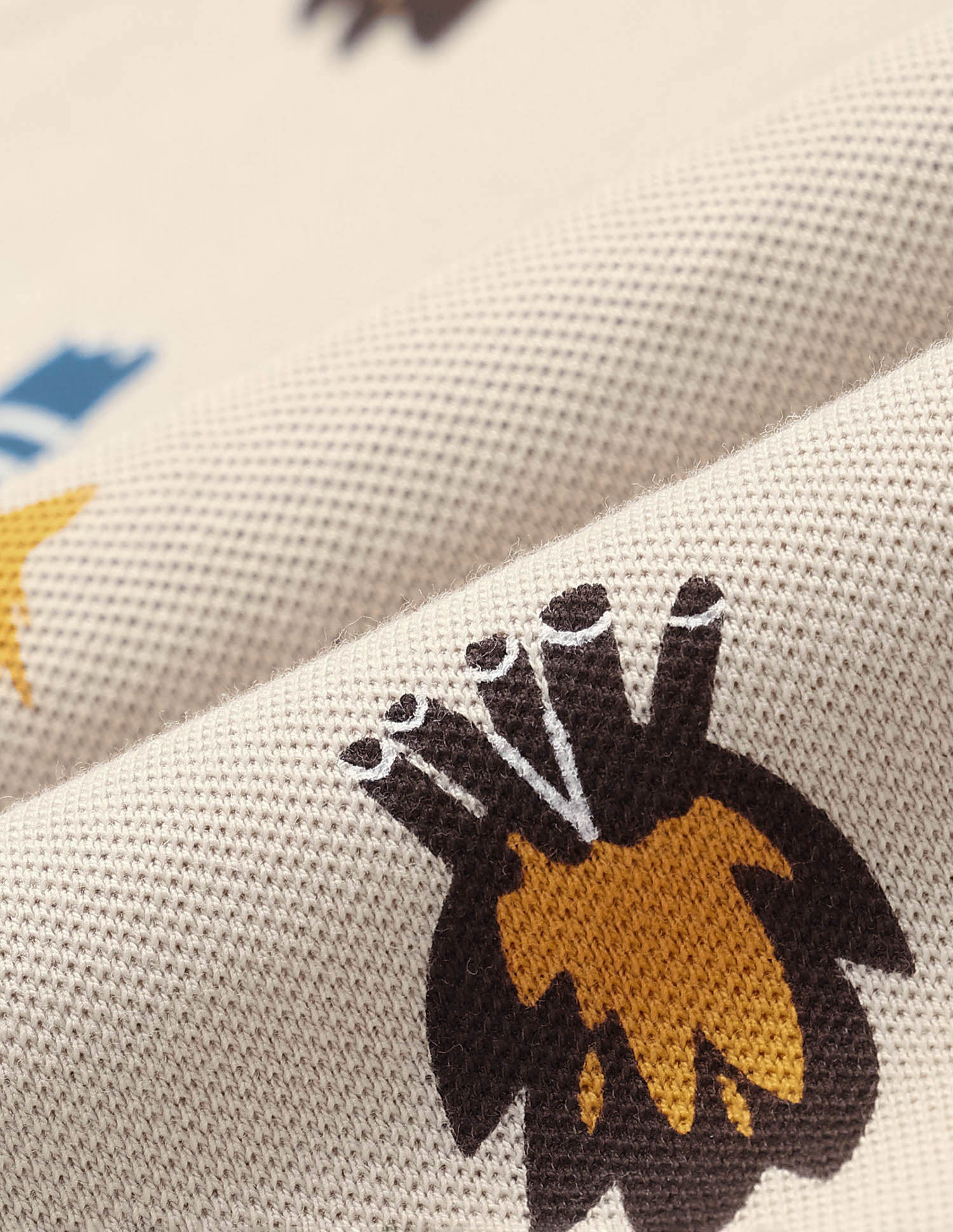 Boys All Over Printed Pure Cotton Polo Shirt - Image 2