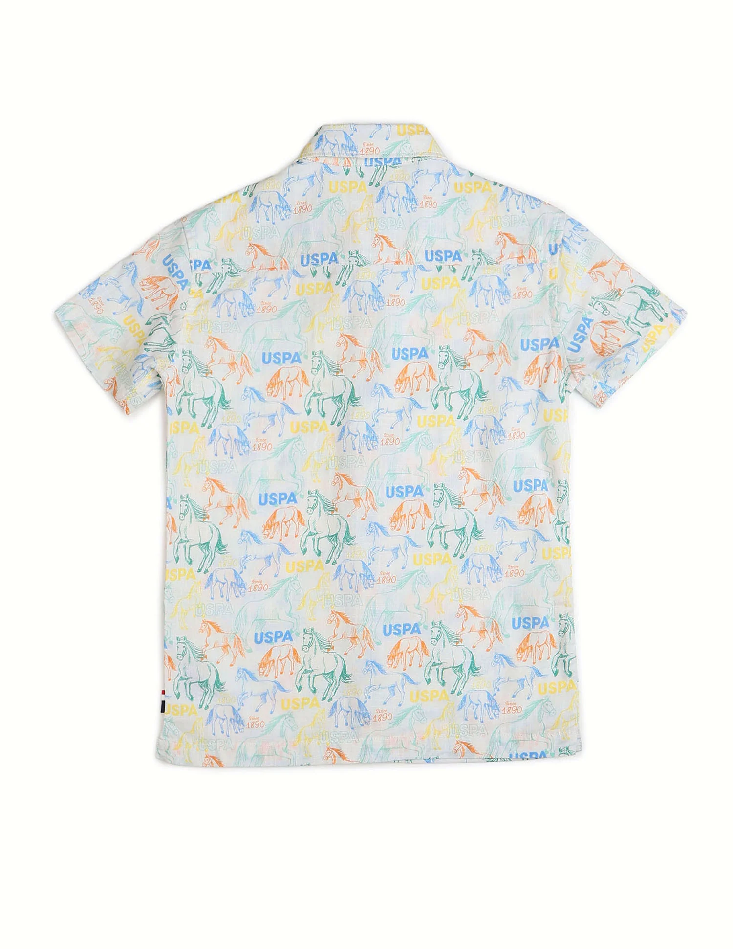Boys All Over Printed Pure Cotton Shirt - Image 8