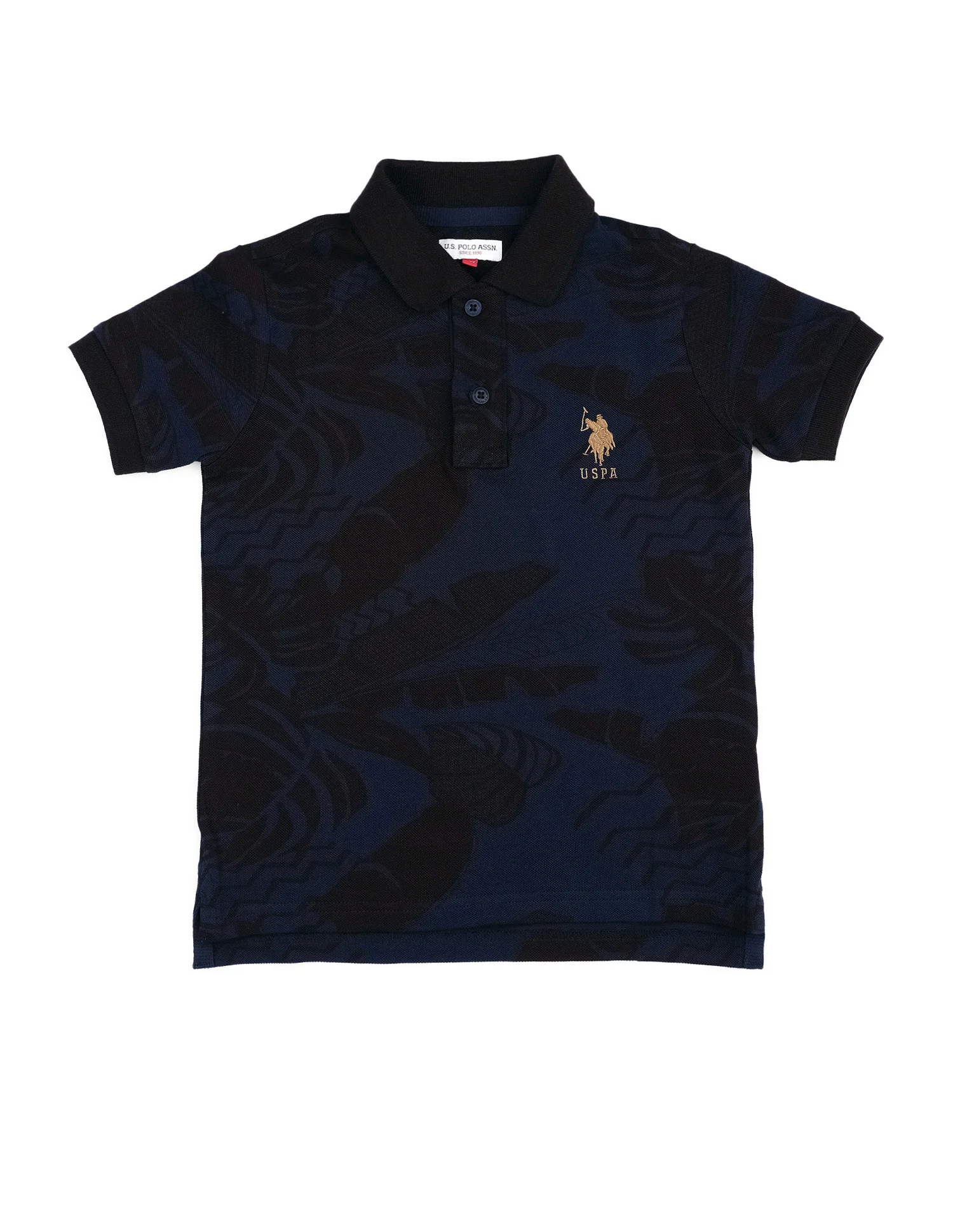 Boys All Over Printed Regular Fit Polo Shirt - Image 7
