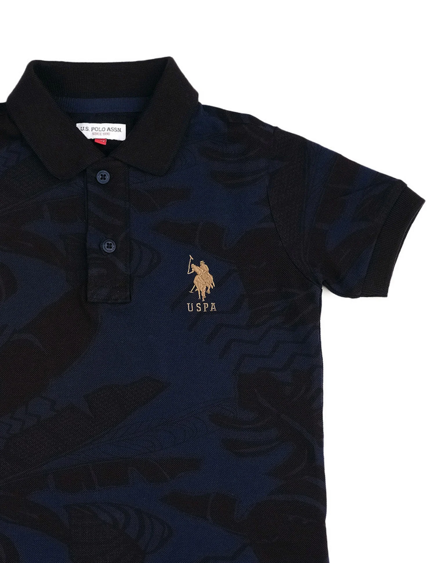 Boys All Over Printed Regular Fit Polo Shirt - Image 9
