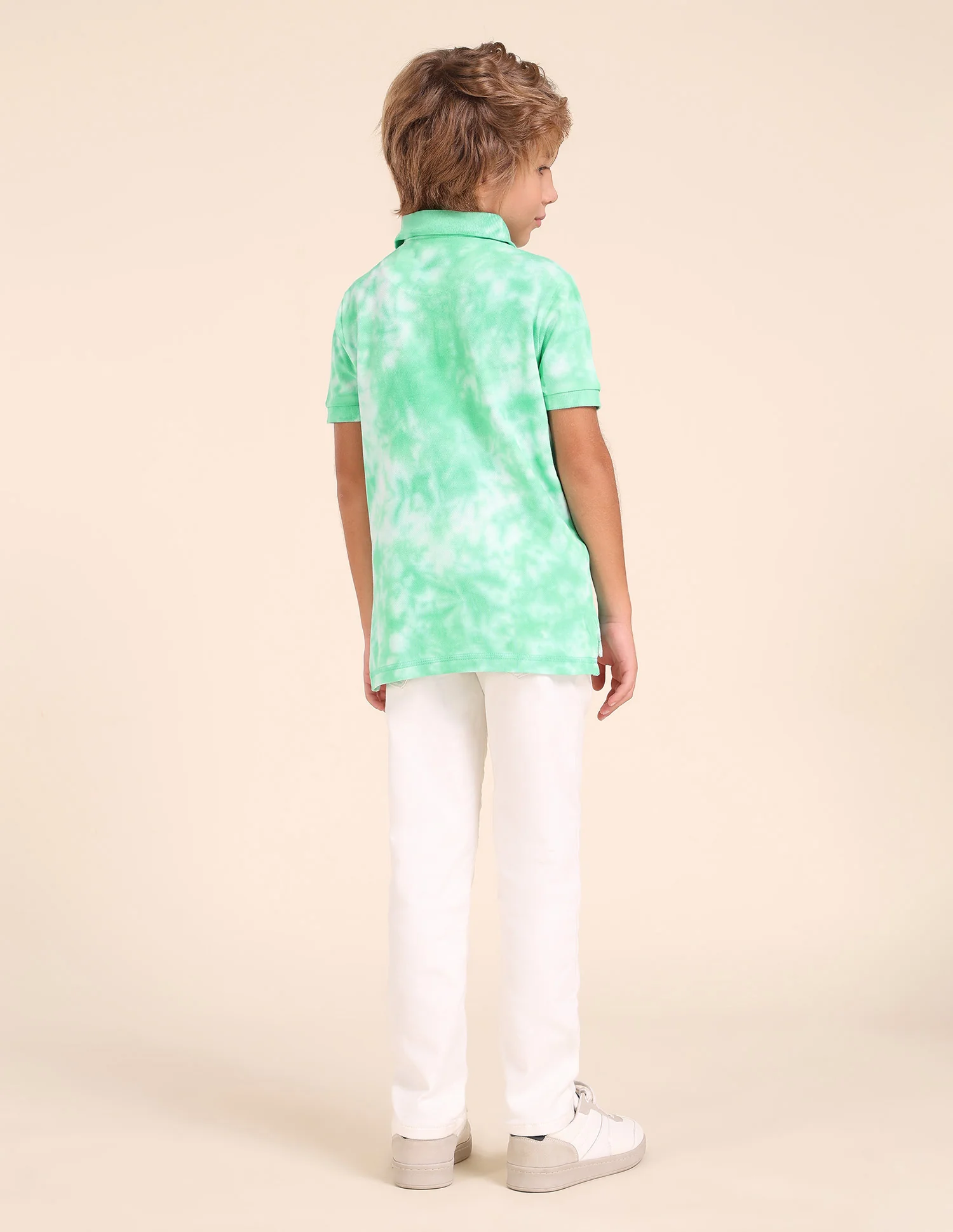 Boys All Over Printed Regular Fit Polo Shirt - Image 4