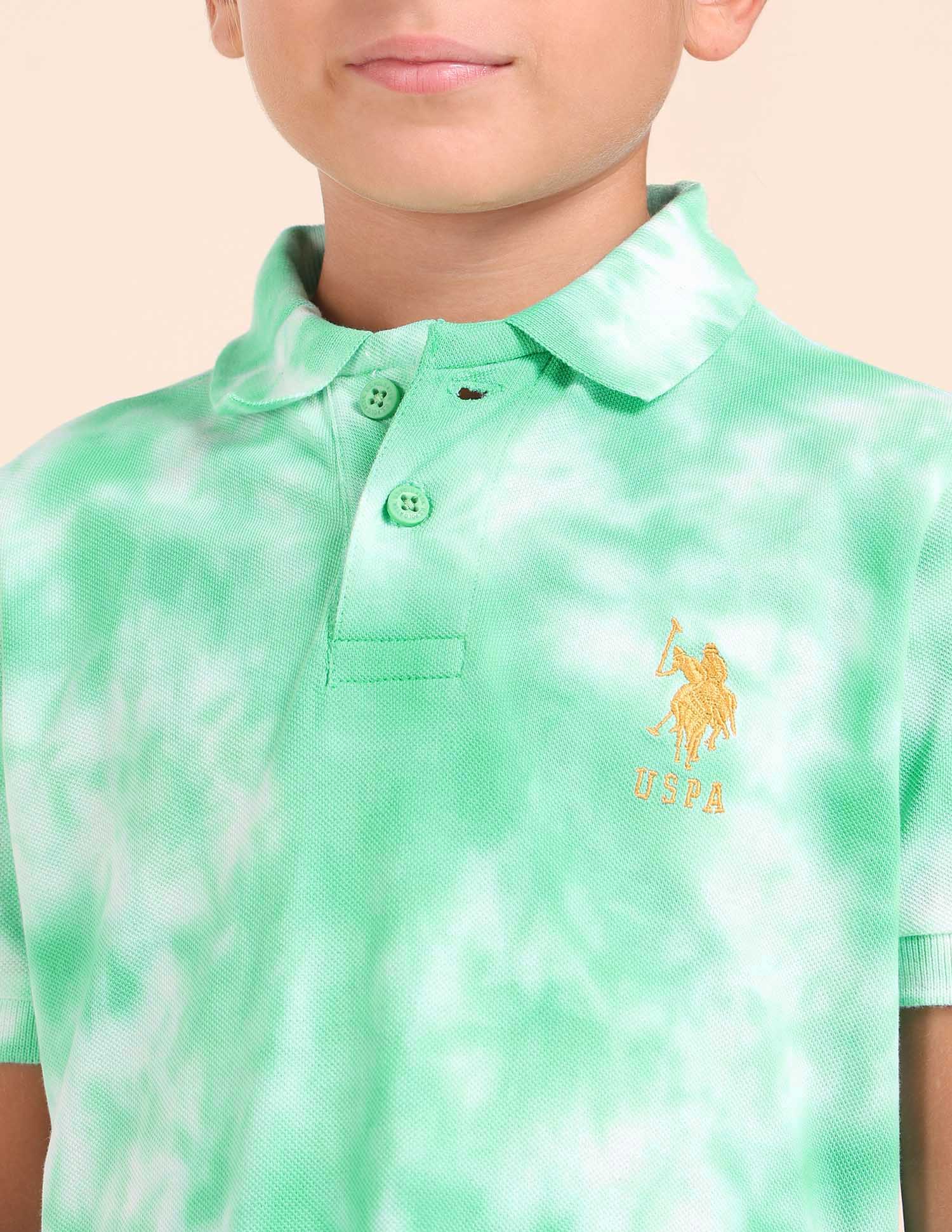 Boys All Over Printed Regular Fit Polo Shirt - Image 5