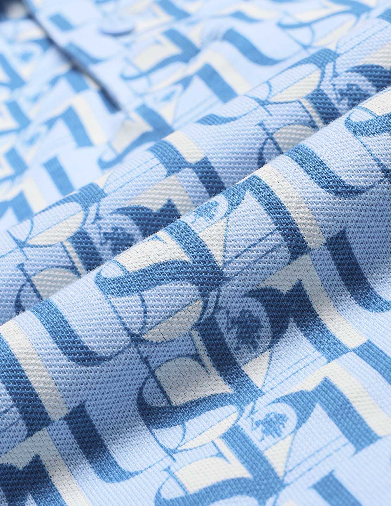 Boys All Over Printed Regular Fit Polo Shirt - Image 2
