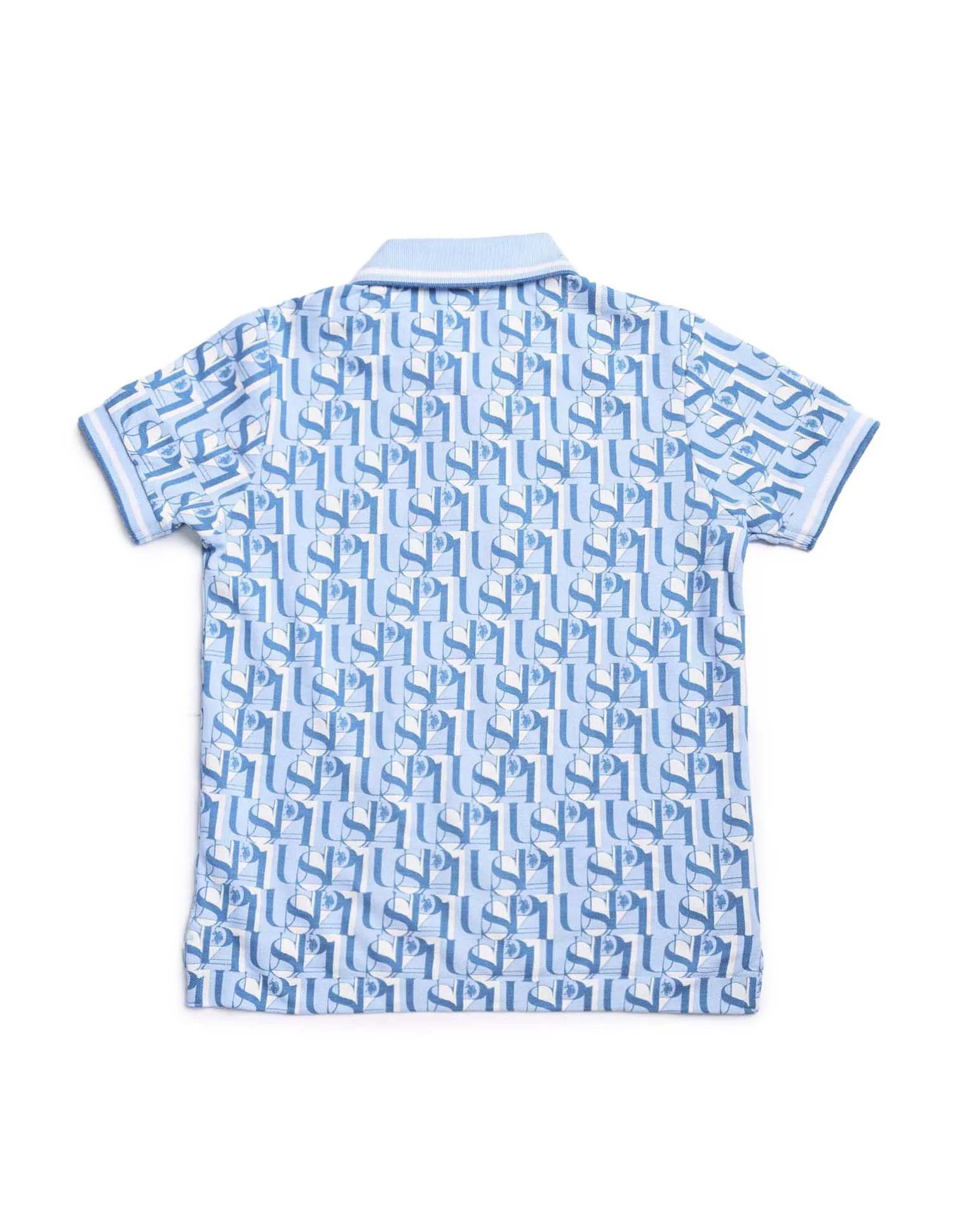 Boys All Over Printed Regular Fit Polo Shirt - Image 6