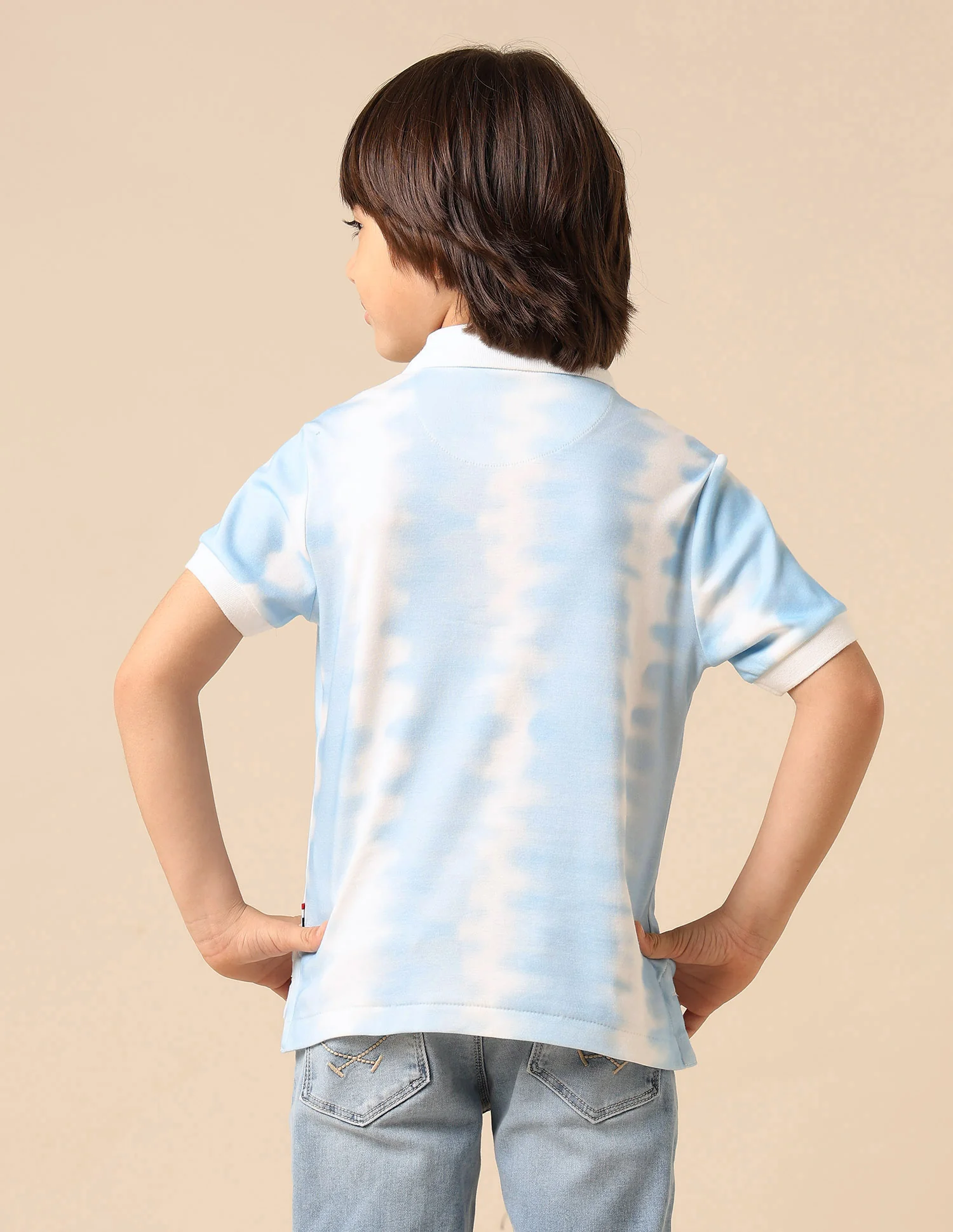 Boys All Over Printed Regular Fit Polo Shirt - Image 5