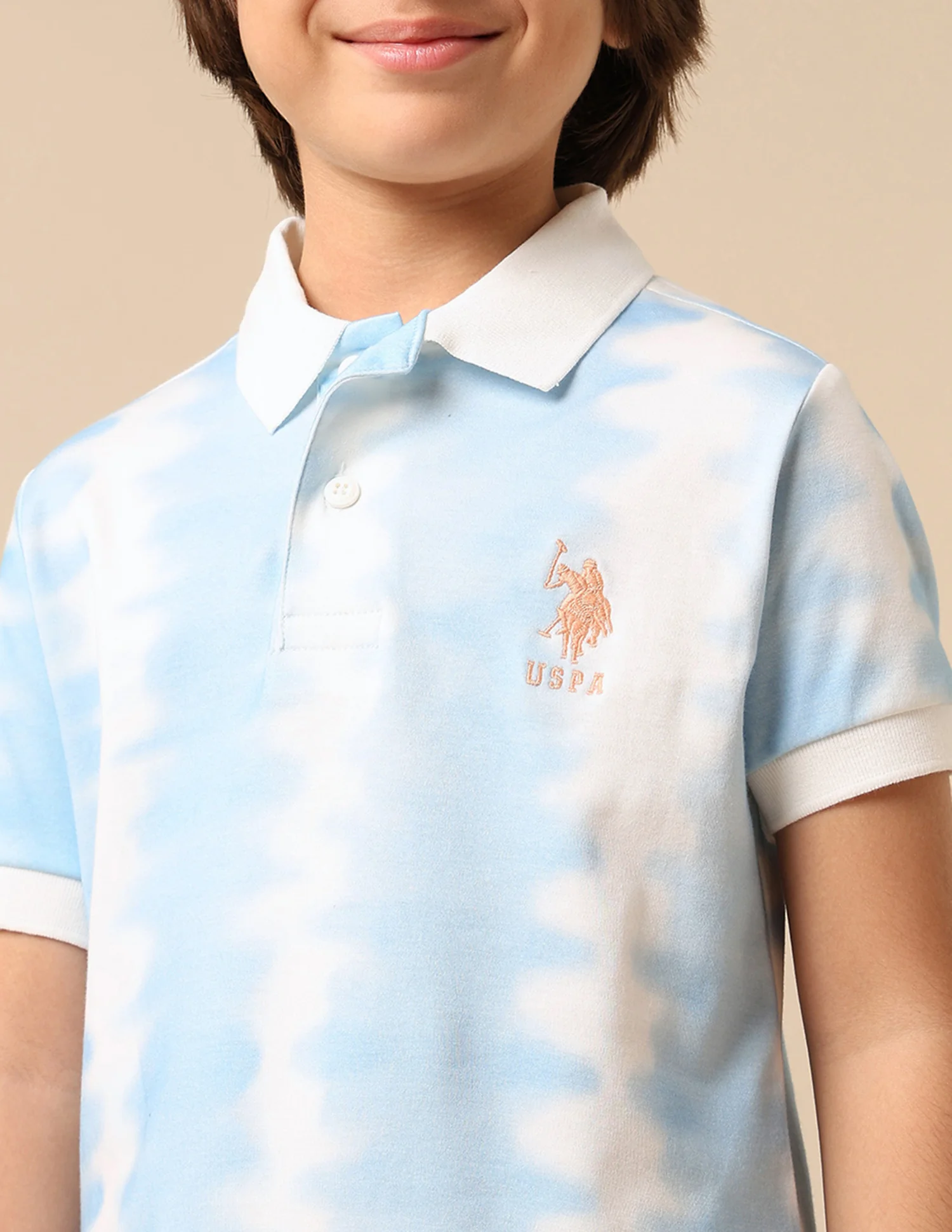 Boys All Over Printed Regular Fit Polo Shirt - Image 6