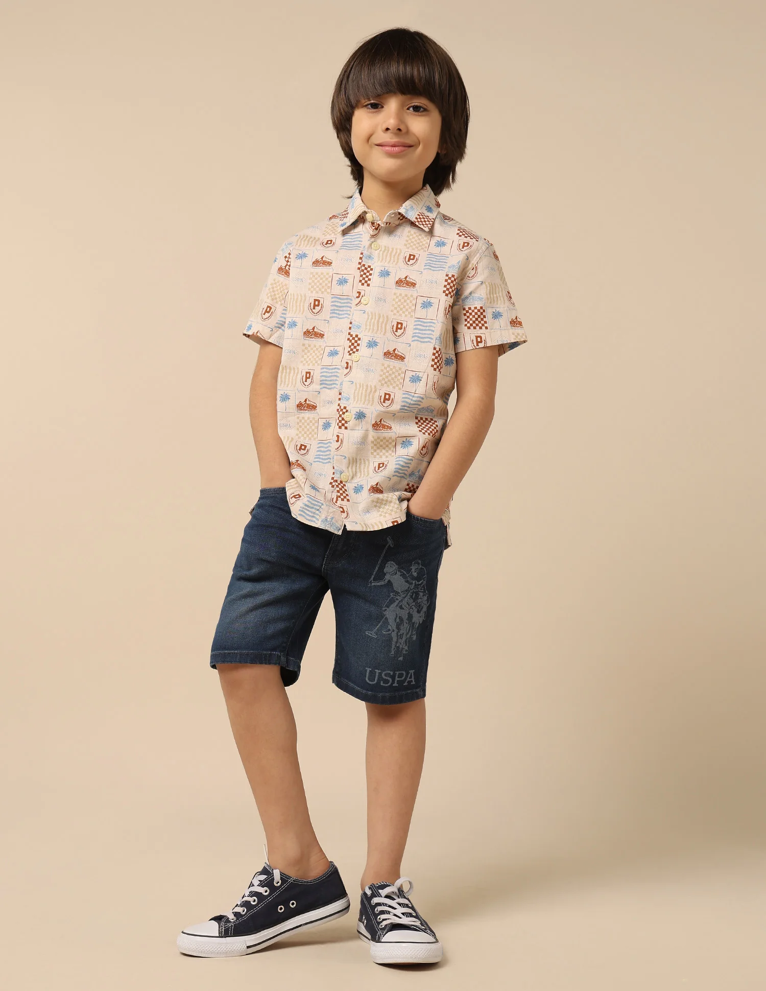 Boys All Over Printed Regular Fit Shirt - Image 3