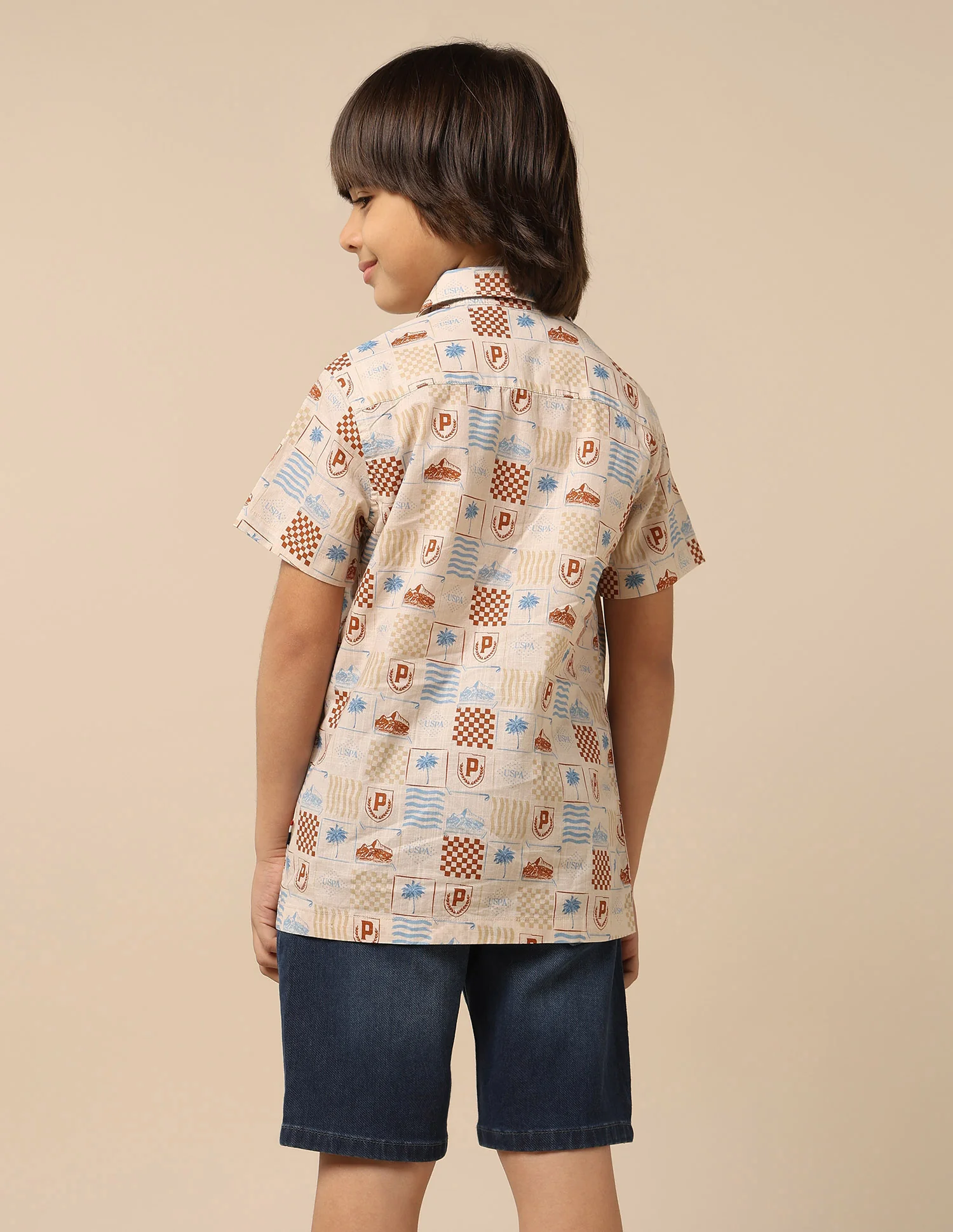 Boys All Over Printed Regular Fit Shirt - Image 5