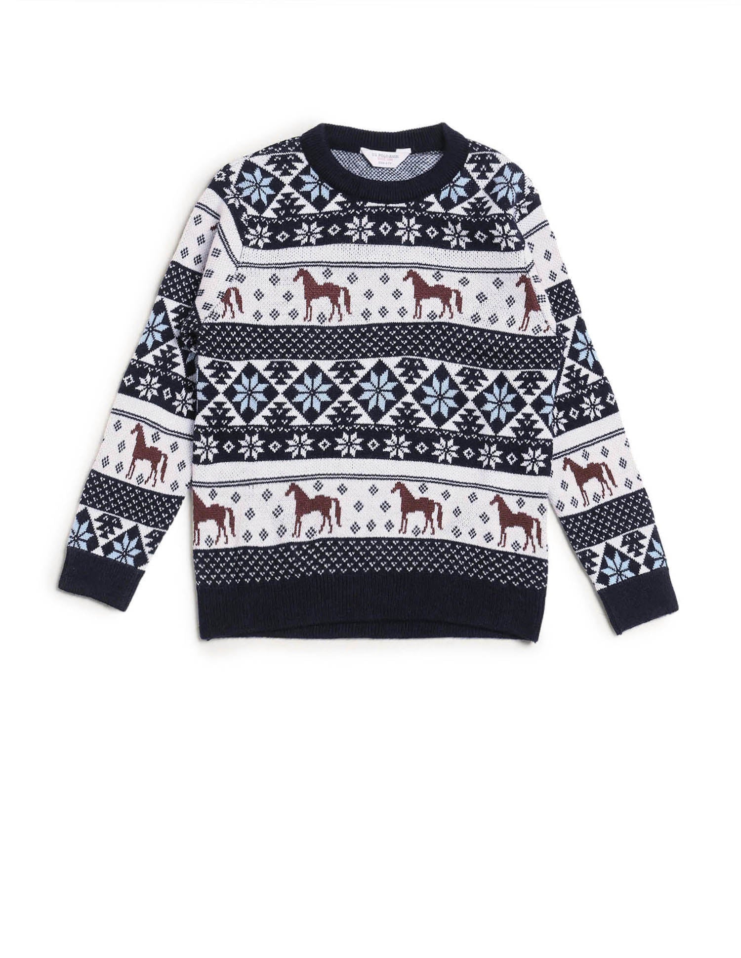 Boys All Over Printed Regular Fit Sweater - Image 7