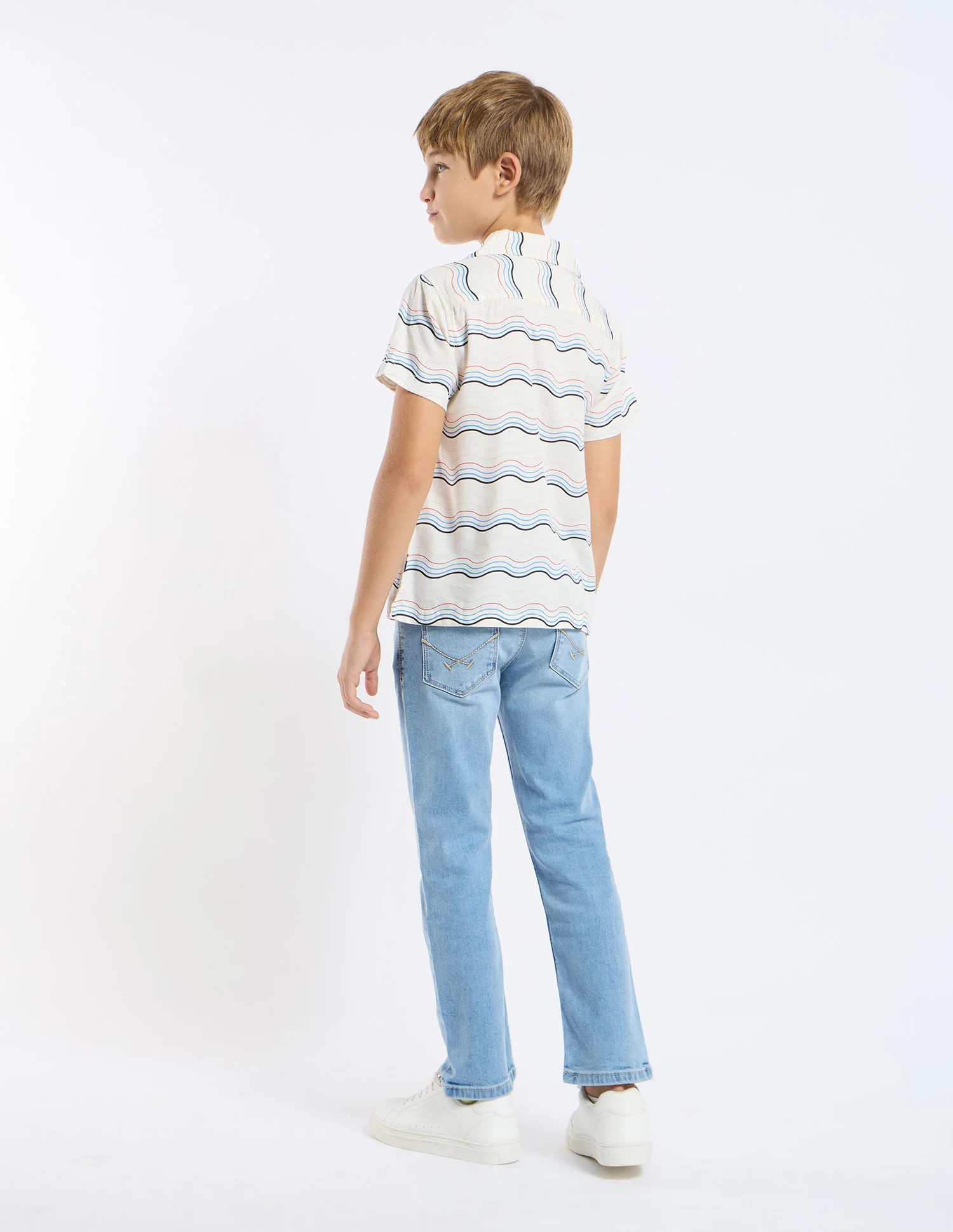 Boys All Over Printed Relaxed Fit Shirt - Image 4