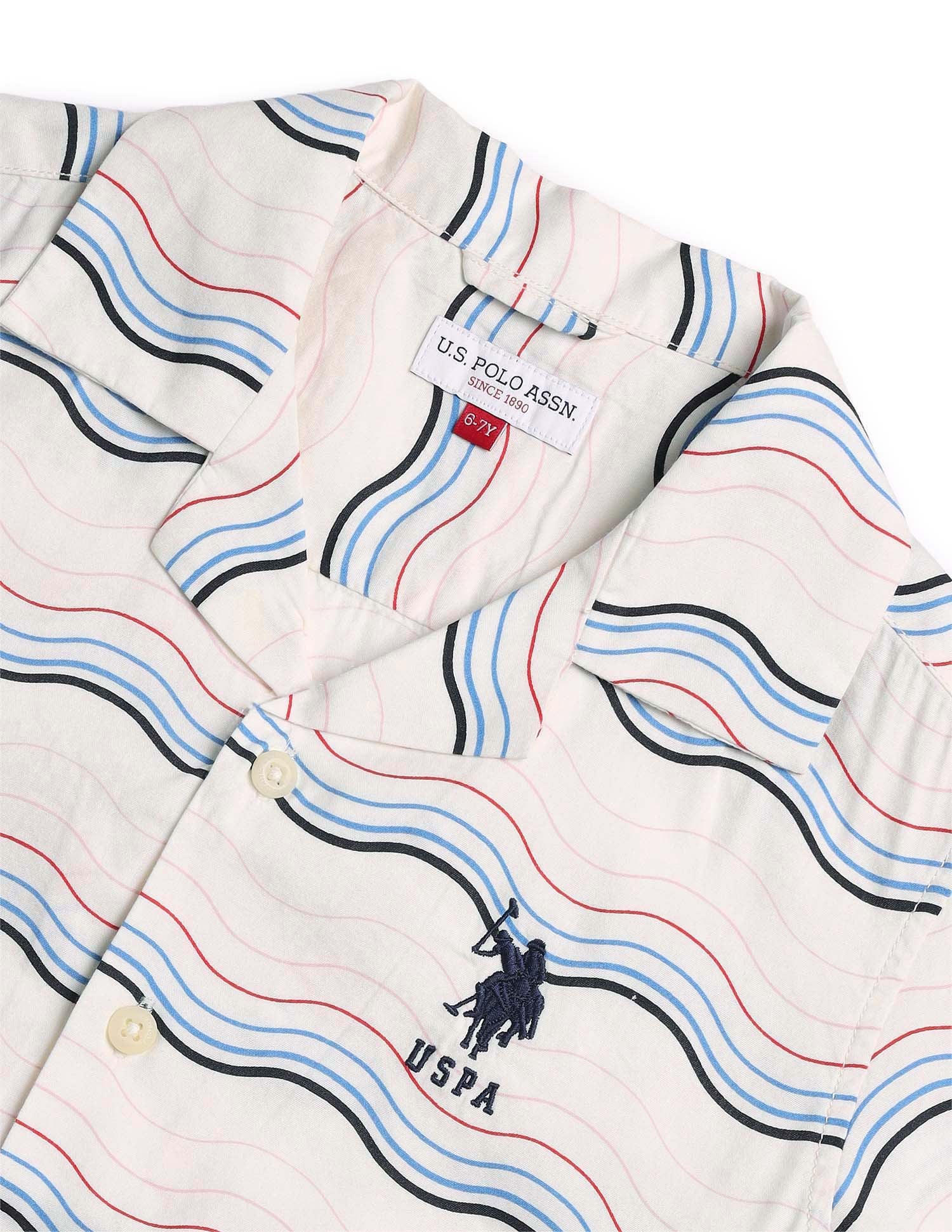 Boys All Over Printed Relaxed Fit Shirt - Image 7