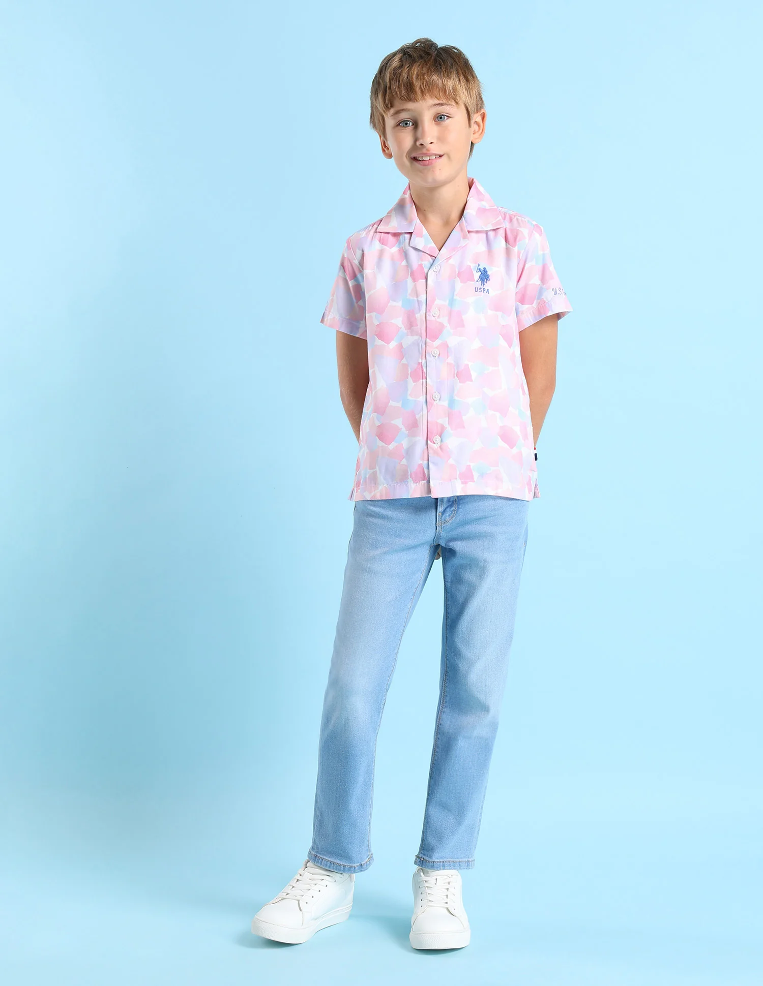 Boys All Over Printed Relaxed Fit Shirt - Image 3