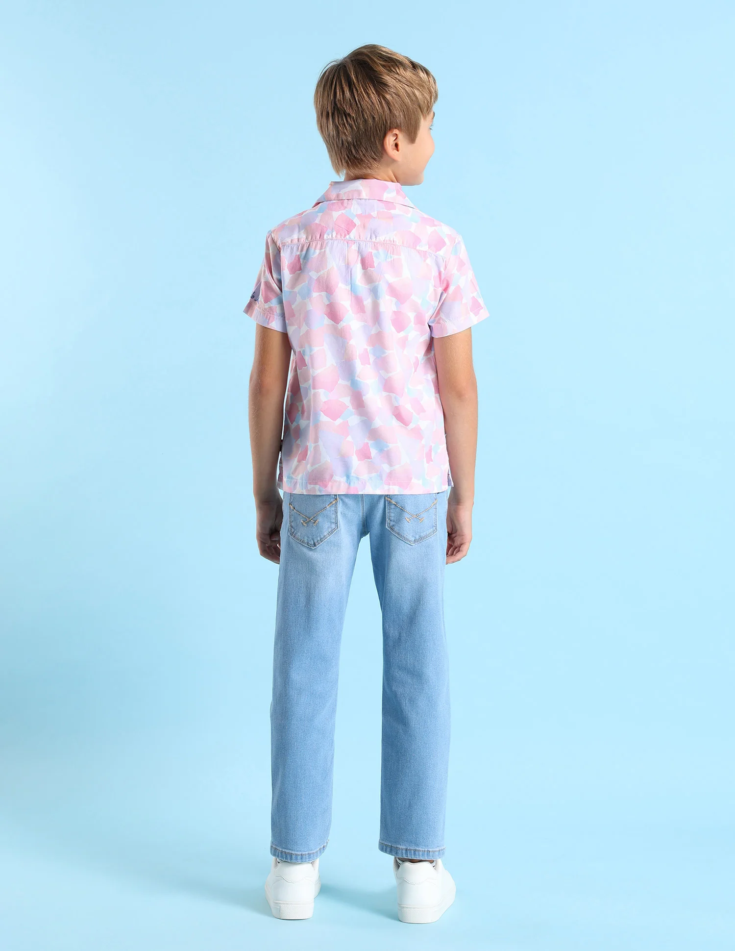 Boys All Over Printed Relaxed Fit Shirt - Image 4