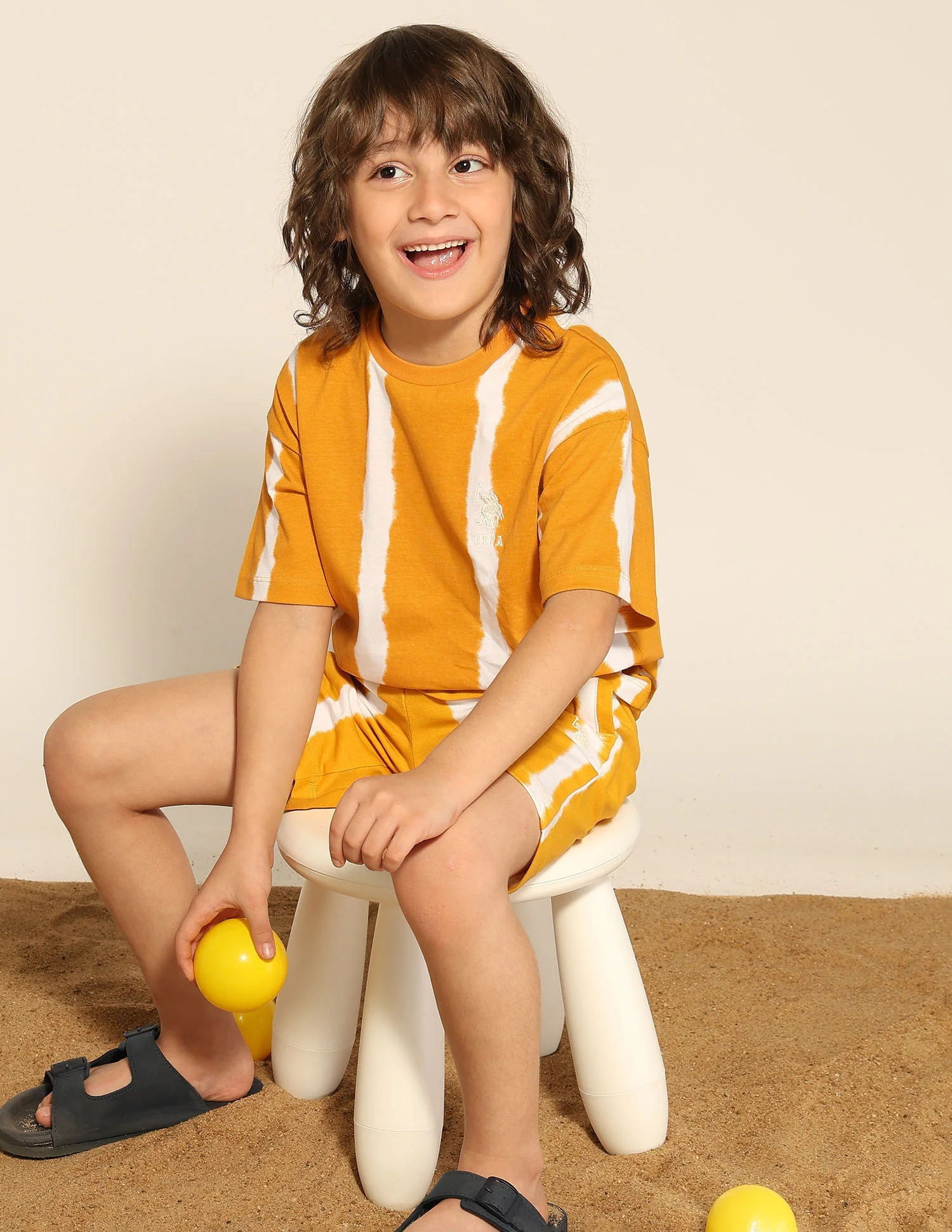 Boys All Over Printed Relaxed Fit T-Shirt