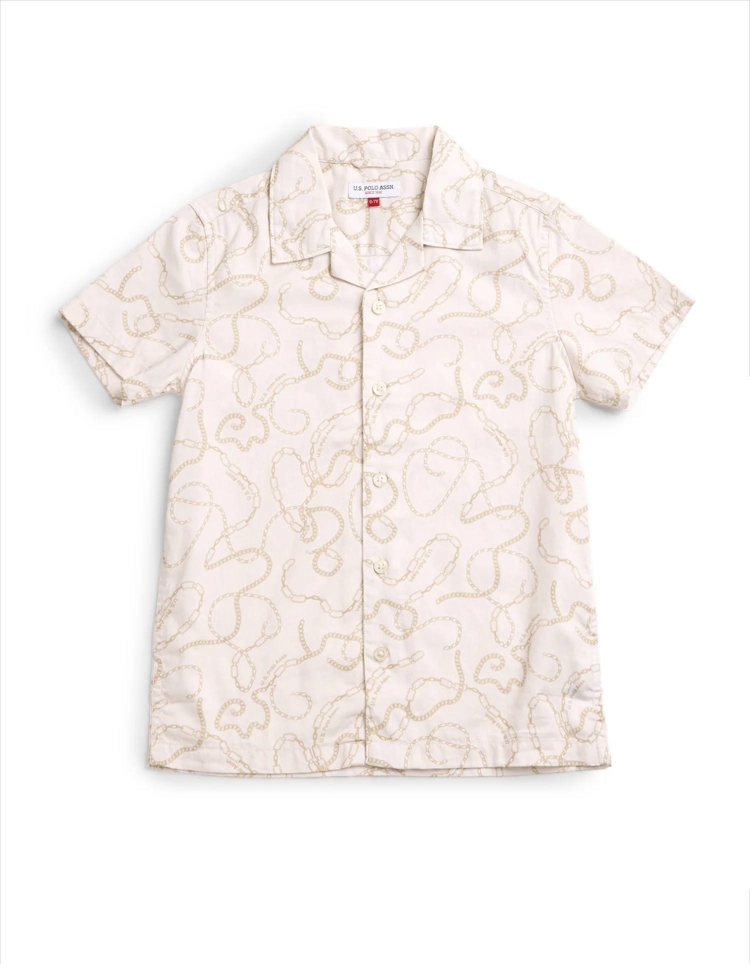 Boys All Over Printed Satin Shirt - Image 7