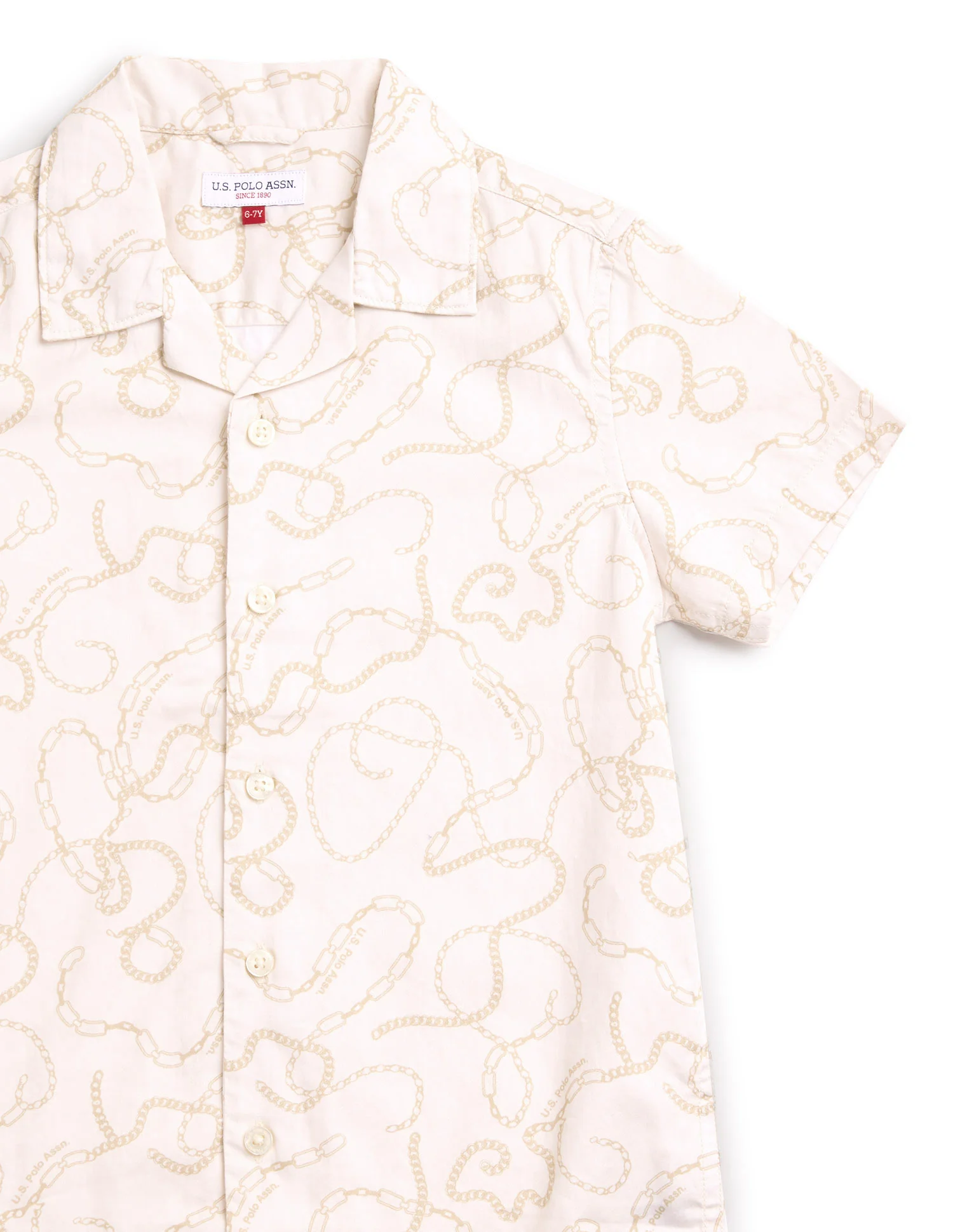 Boys All Over Printed Satin Shirt - Image 9