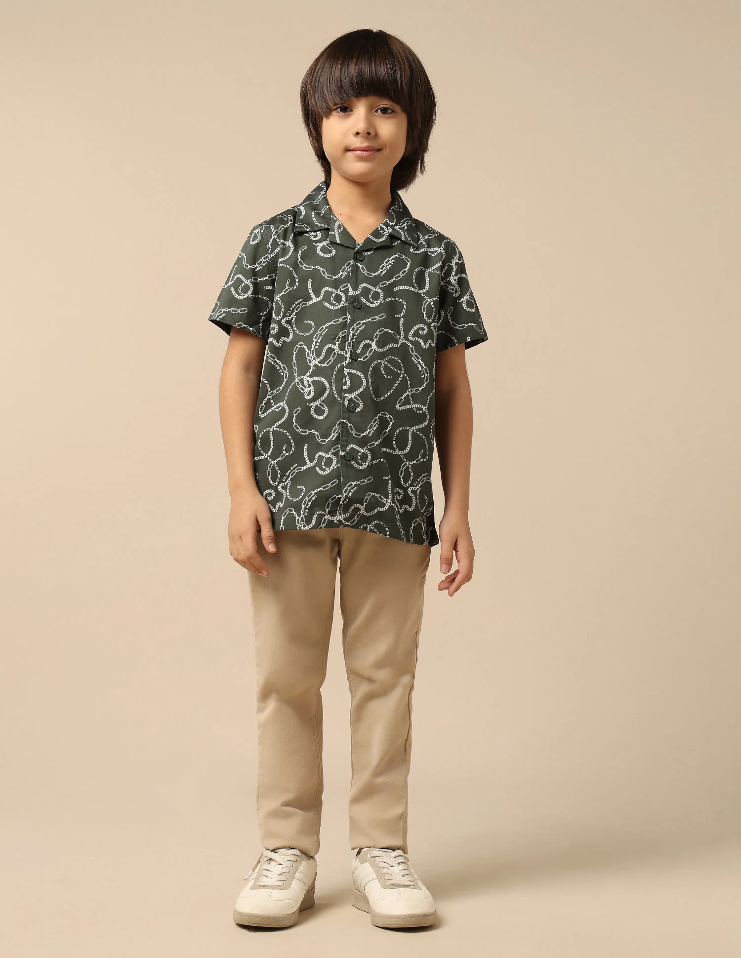 Boys All Over Printed Satin Shirt - Image 3
