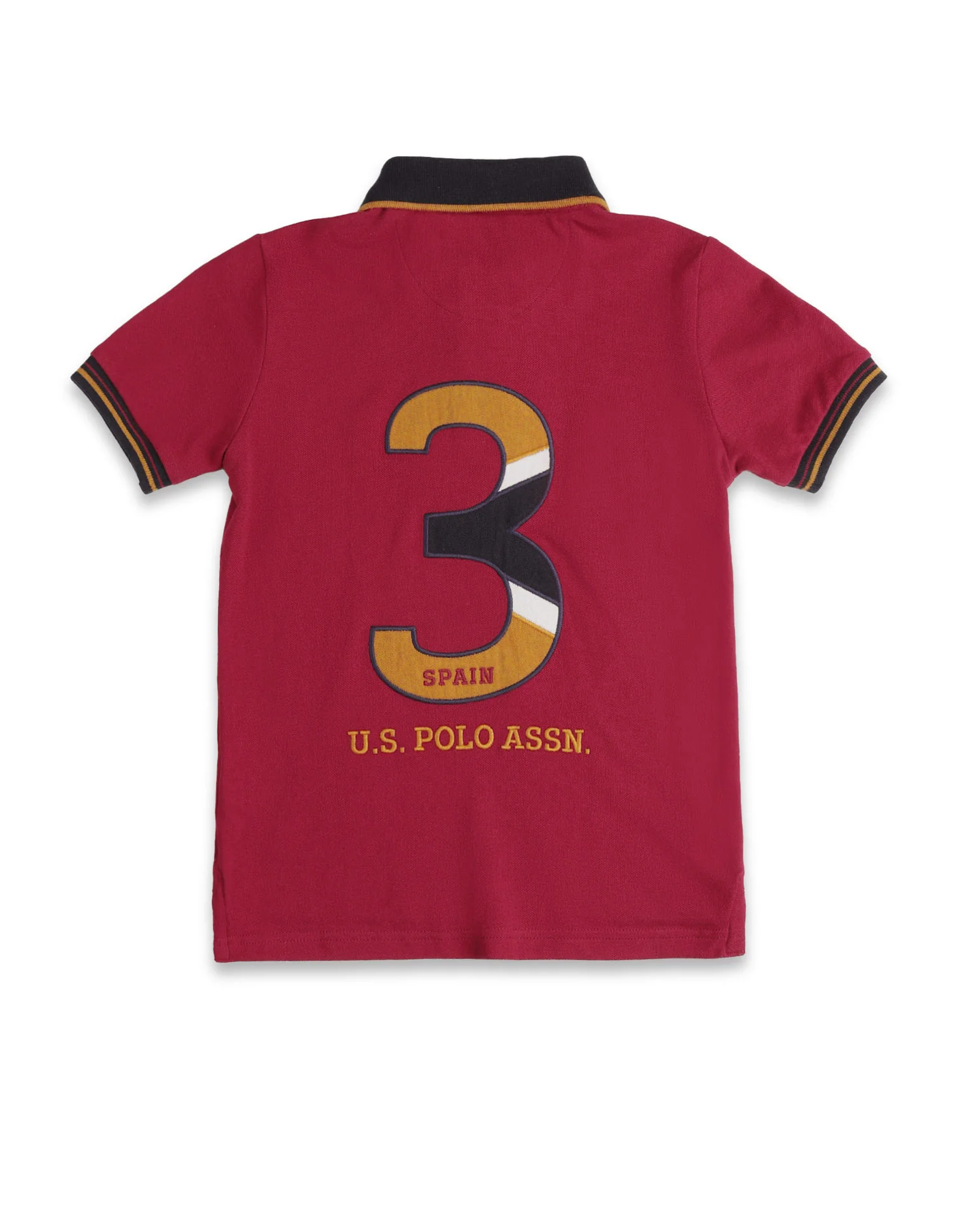 Boys Appliqued Regular Fit Polo Shirt - Image 8