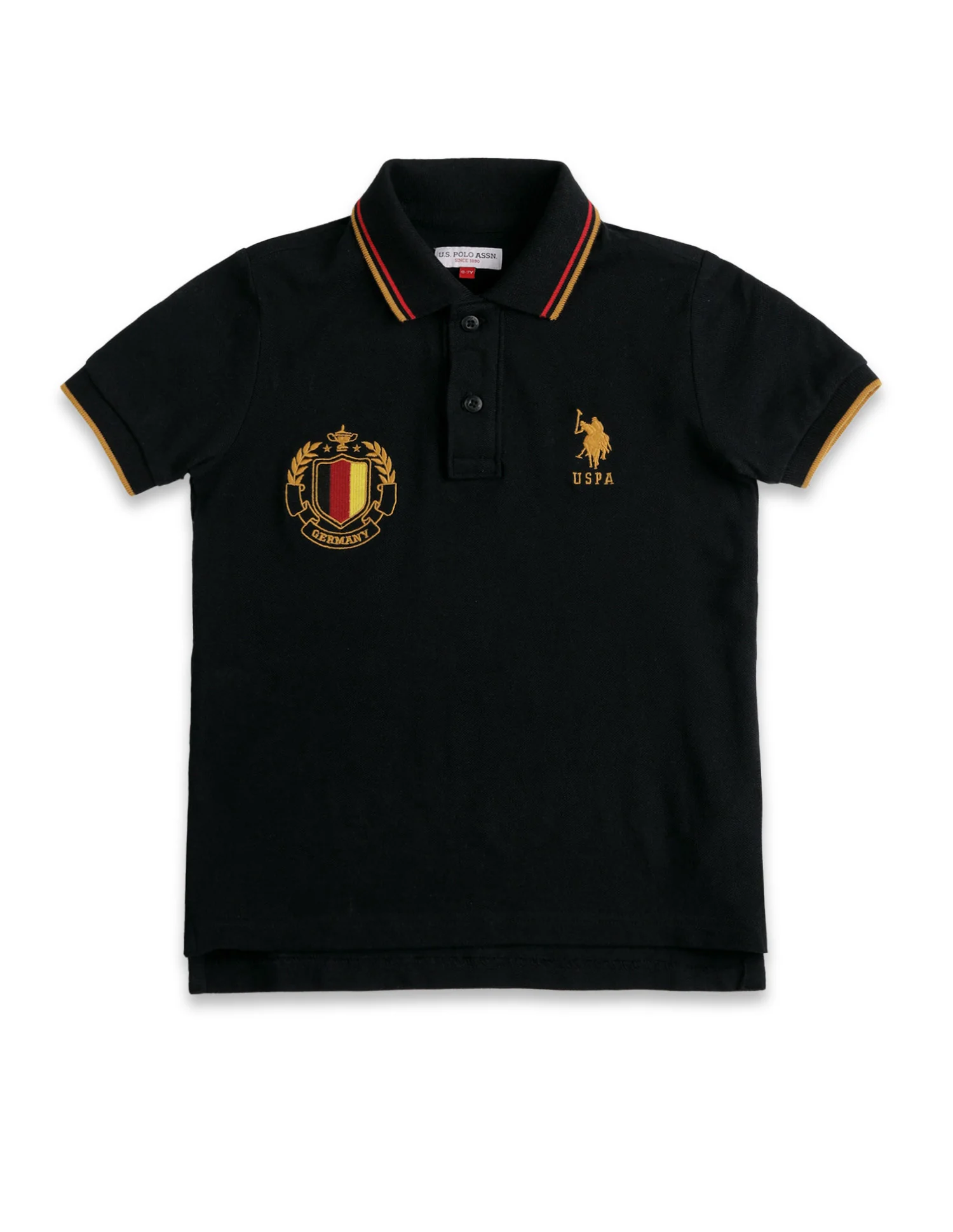 Boys Appliqued Regular Fit Polo Shirt - Image 7