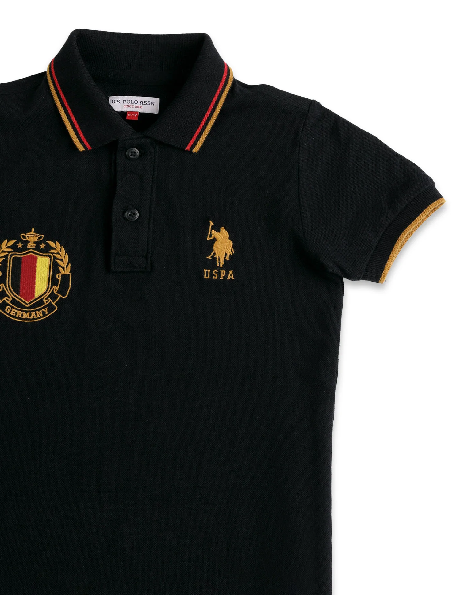 Boys Appliqued Regular Fit Polo Shirt - Image 9