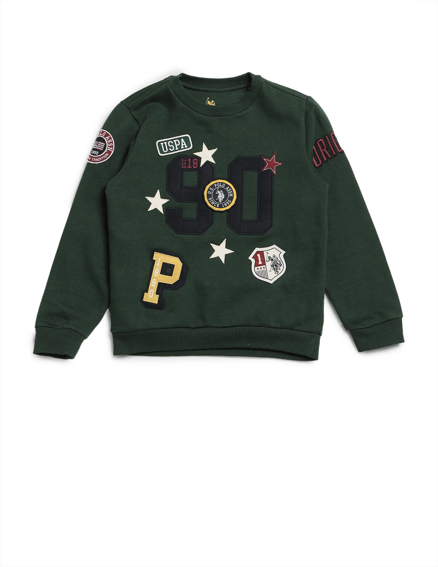 Boys Appliqued Regular Fit Sweatshirt - Image 7