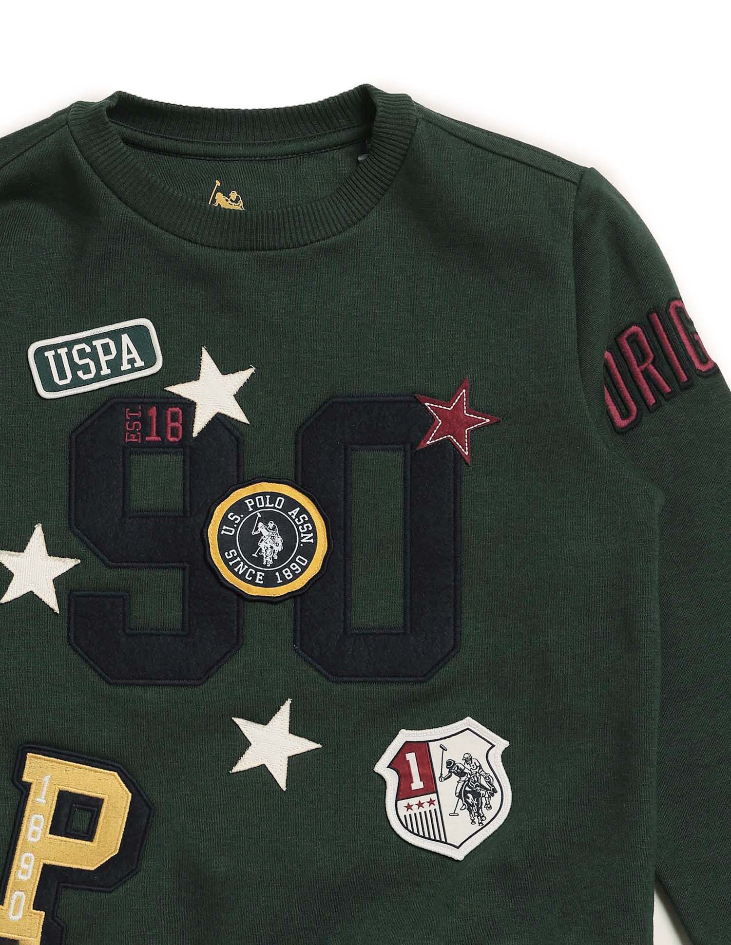 Boys Appliqued Regular Fit Sweatshirt - Image 9