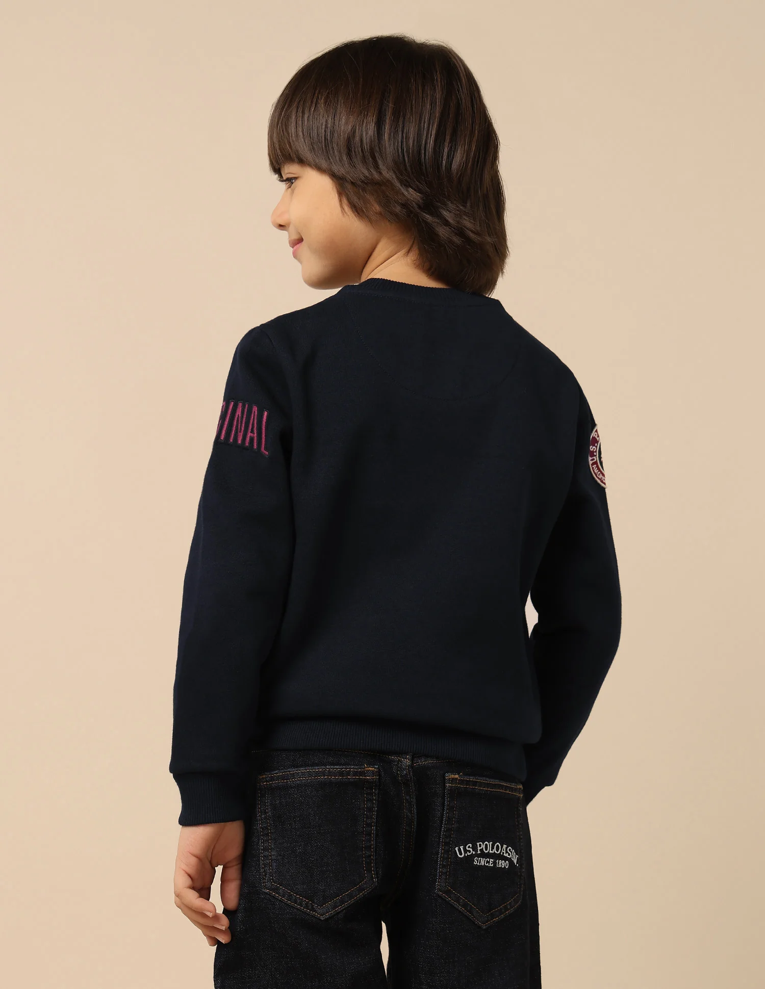 Boys Appliqued Regular Fit Sweatshirt - Image 5