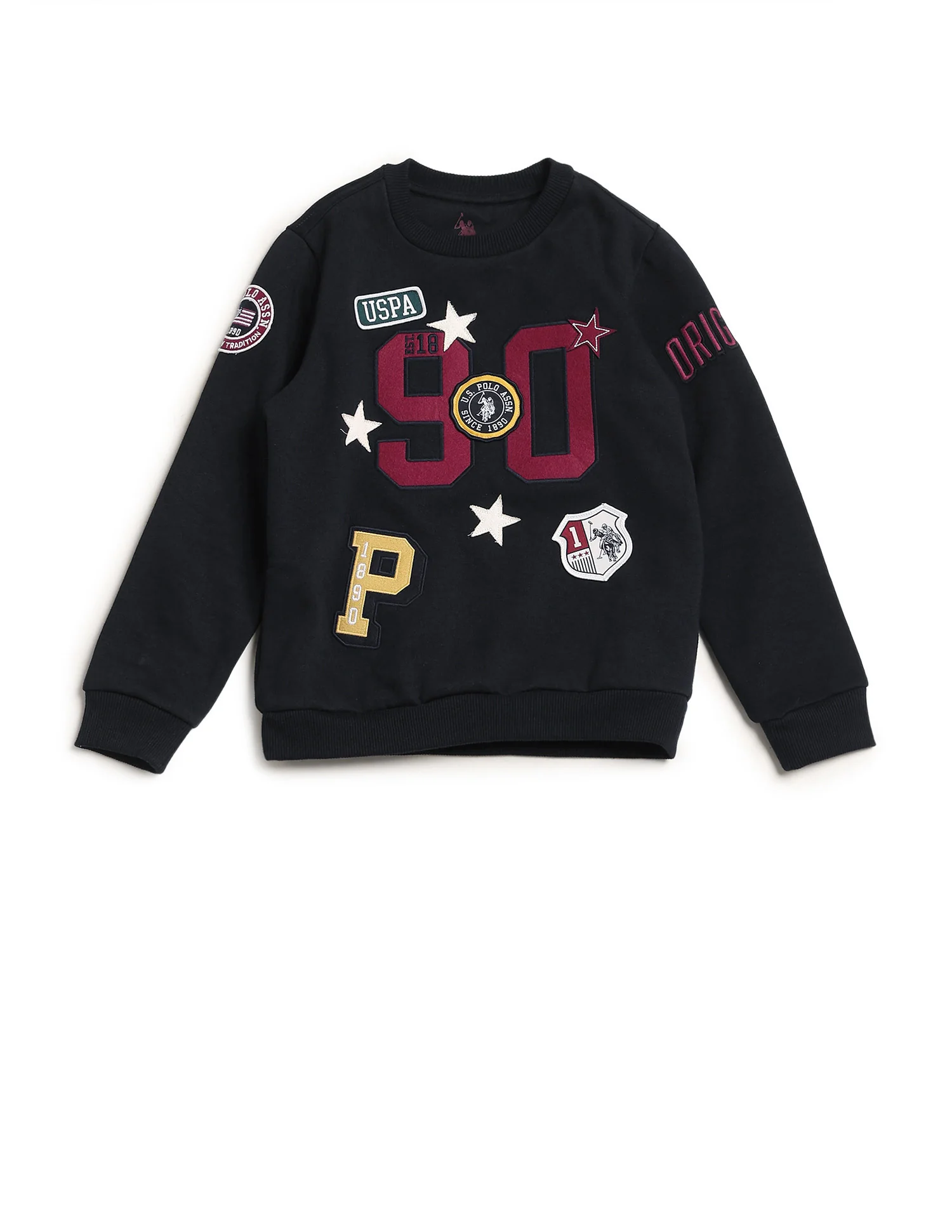 Boys Appliqued Regular Fit Sweatshirt - Image 7