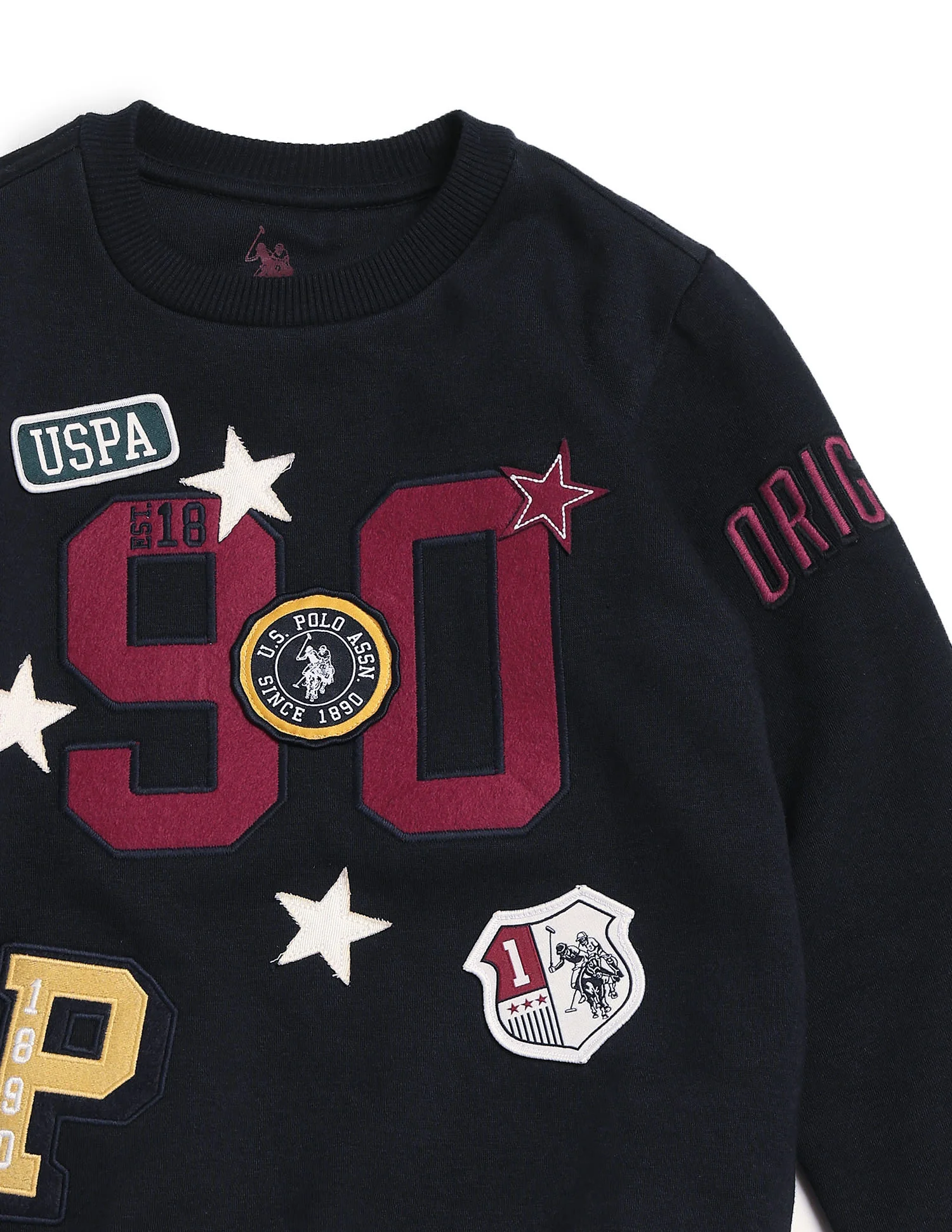 Boys Appliqued Regular Fit Sweatshirt - Image 9