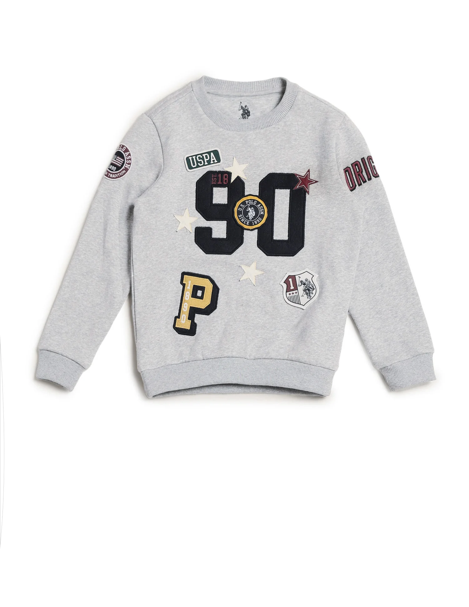 Boys Appliqued Regular Fit Sweatshirt - Image 7