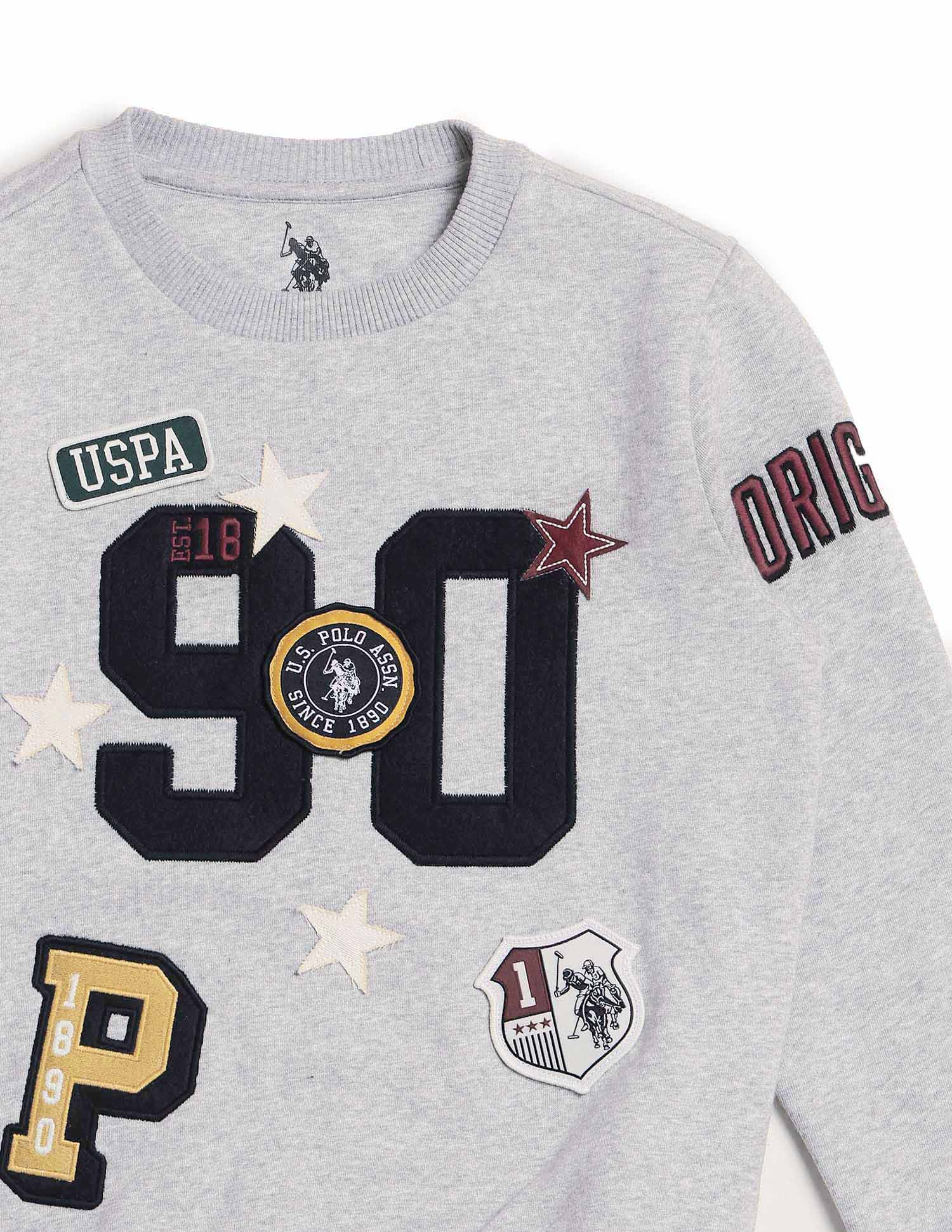 Boys Appliqued Regular Fit Sweatshirt - Image 9