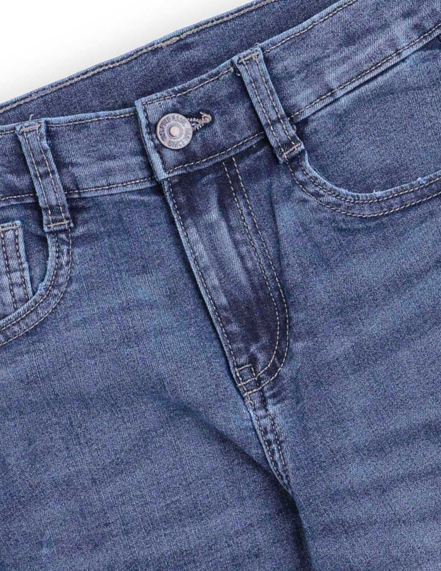 Boys Baggy Fit Lightly Distressed Jeans - Image 2